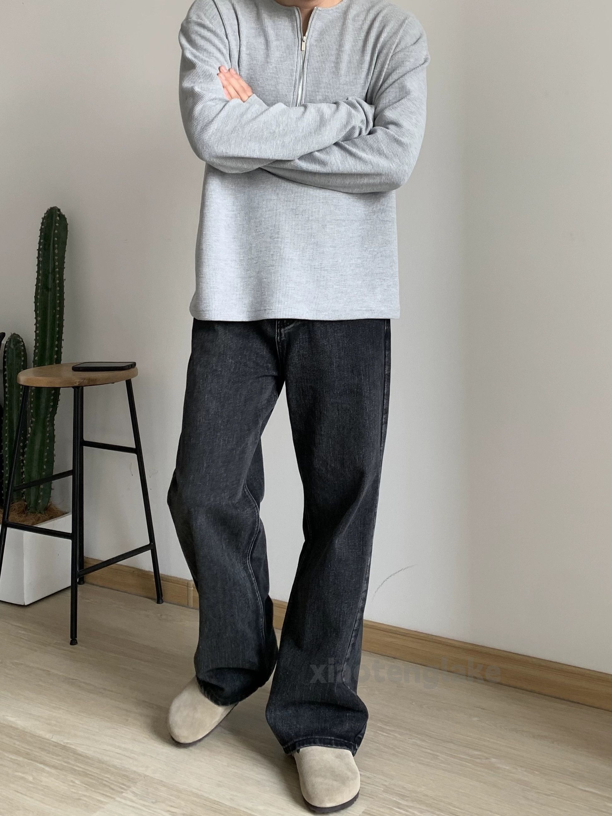 Jean × Vintage cleanfit washed faded yuppie loose baggy jeans Size US 30 / EU 46 - 7 Thumbnail