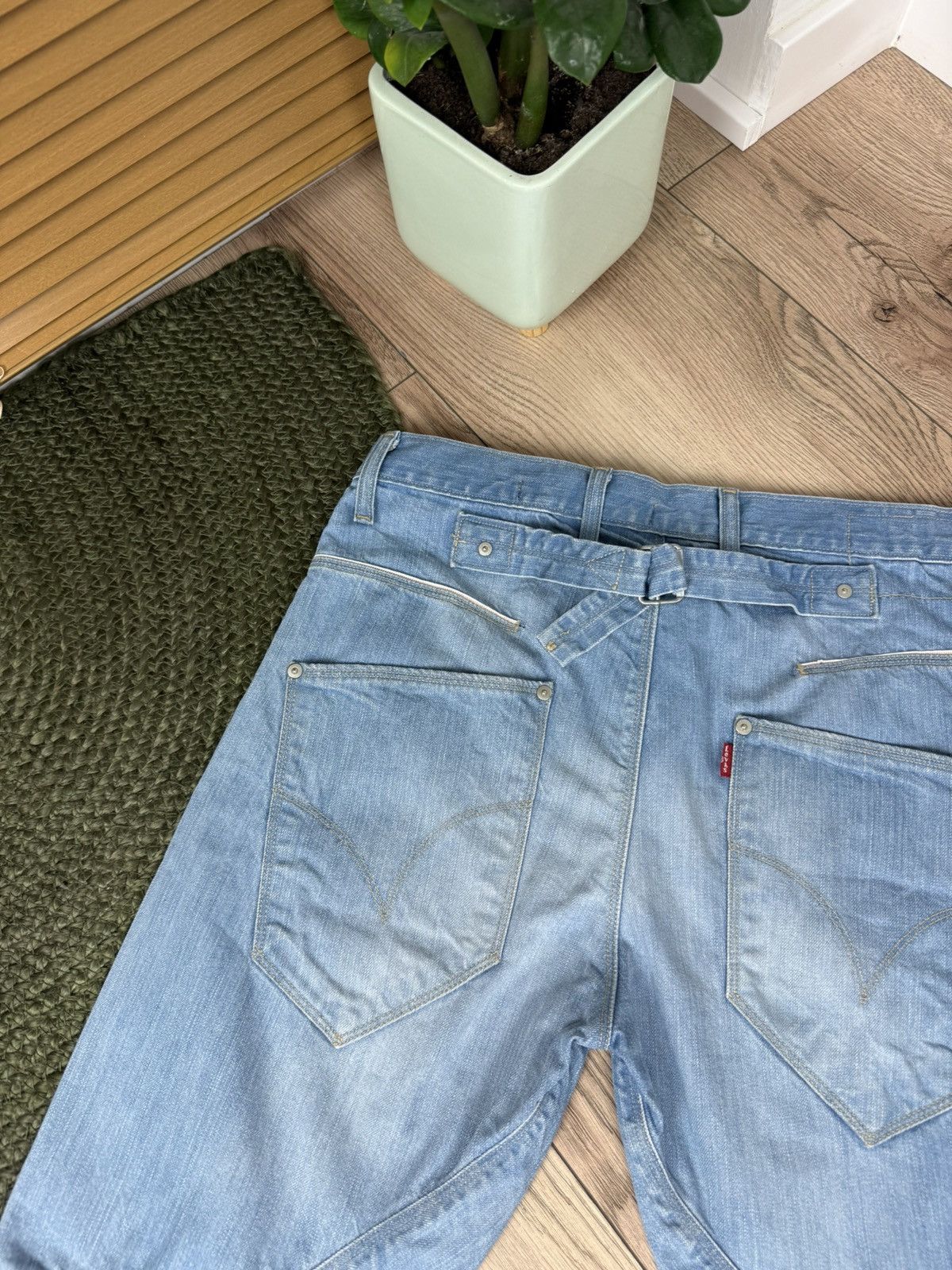 Levi's Vintage Clothing Levis Vintage Engineered Y2k Jeans Short Size US 32 / EU 48 - 10 Thumbnail
