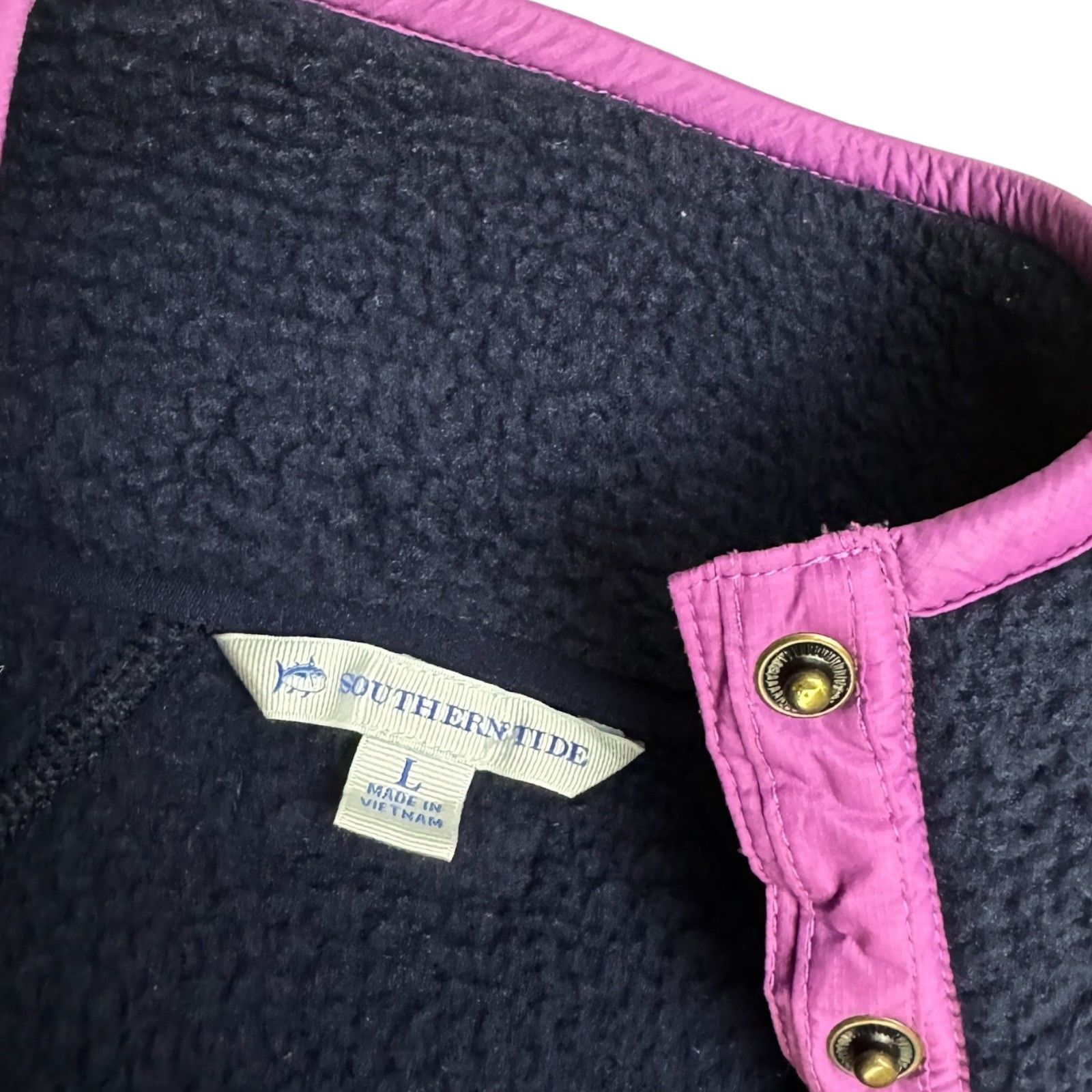 Southern Tide SOUTHERN TIDE Sherpa Fleece Blue Winter Casual Jacket Large Size L / US 10 / IT 46 - 5 Thumbnail