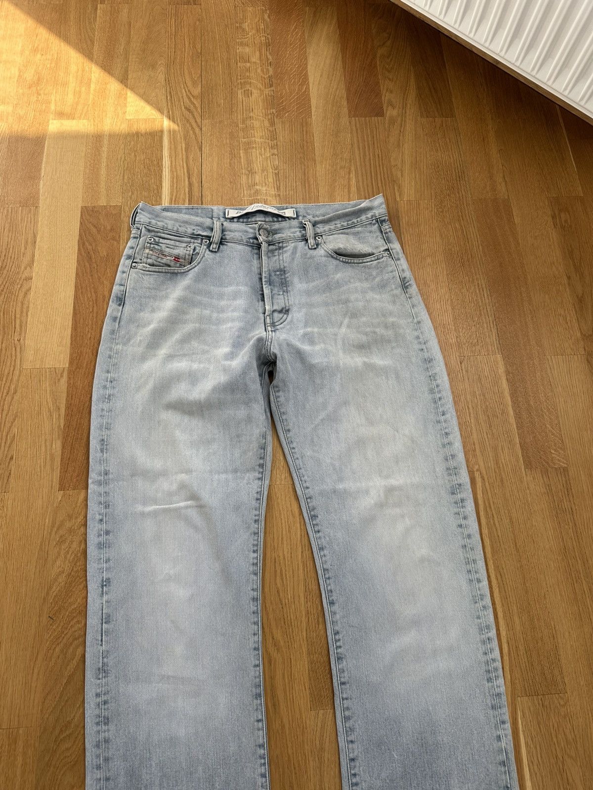 Diesel Made in Italy Baggy Diesel Light Denim Jeans Y2J Size US 34 / EU 50 - 5 Thumbnail