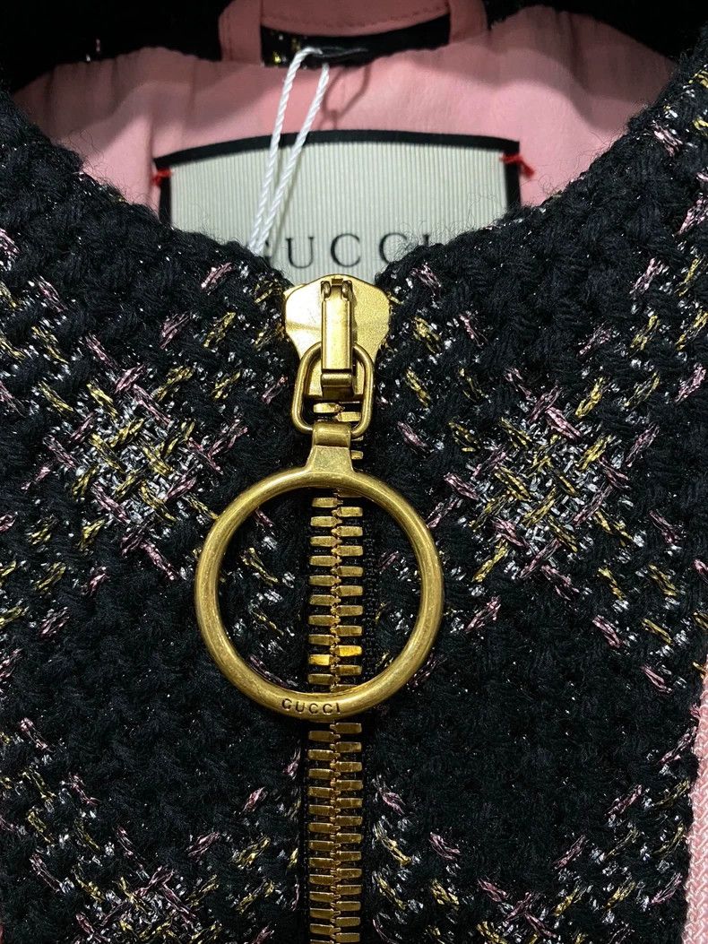 Gucci Gucci Black and pink braided coat Size XS / US 0-2 / IT 36-38 - 5 Thumbnail