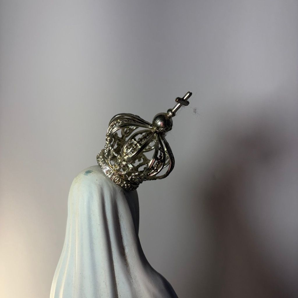 No Fear Fatima statue in hollow resin 85 cm hand painted edit Size 26 - 8 Thumbnail
