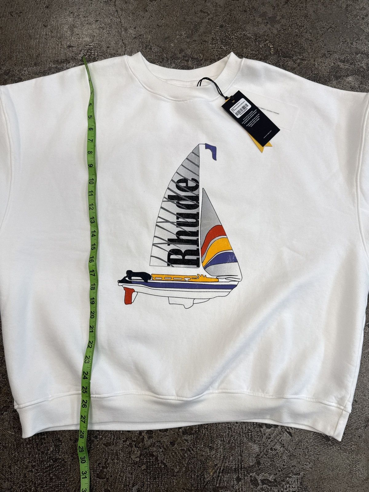 Rhude Rhude Catamaran Champion Crewneck Size US XL / EU 56 / 4 - 6 Thumbnail