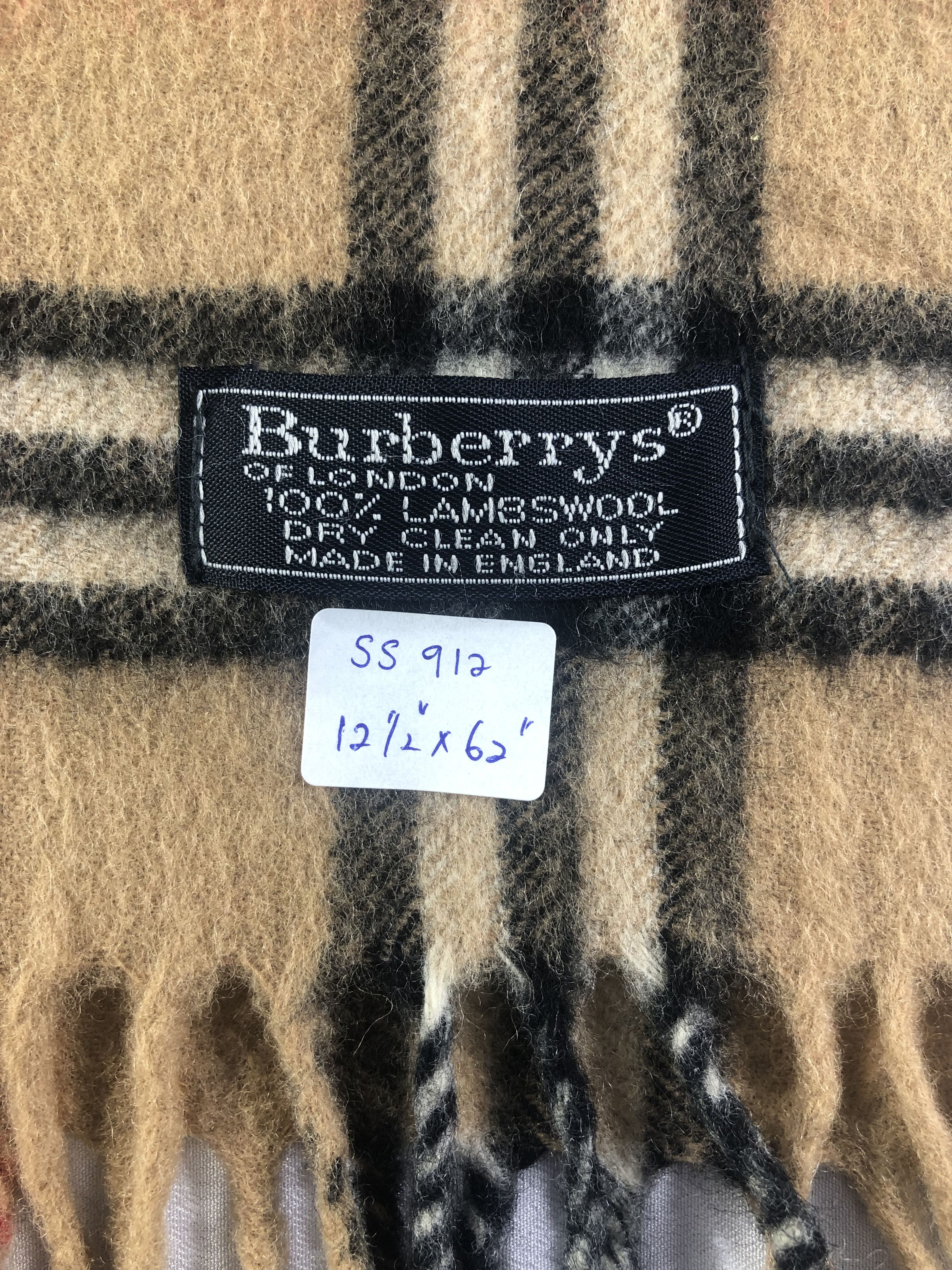 Burberry Burberry Wool Scarf / Muffler / Neckwear Size ONE SIZE - 4 Thumbnail