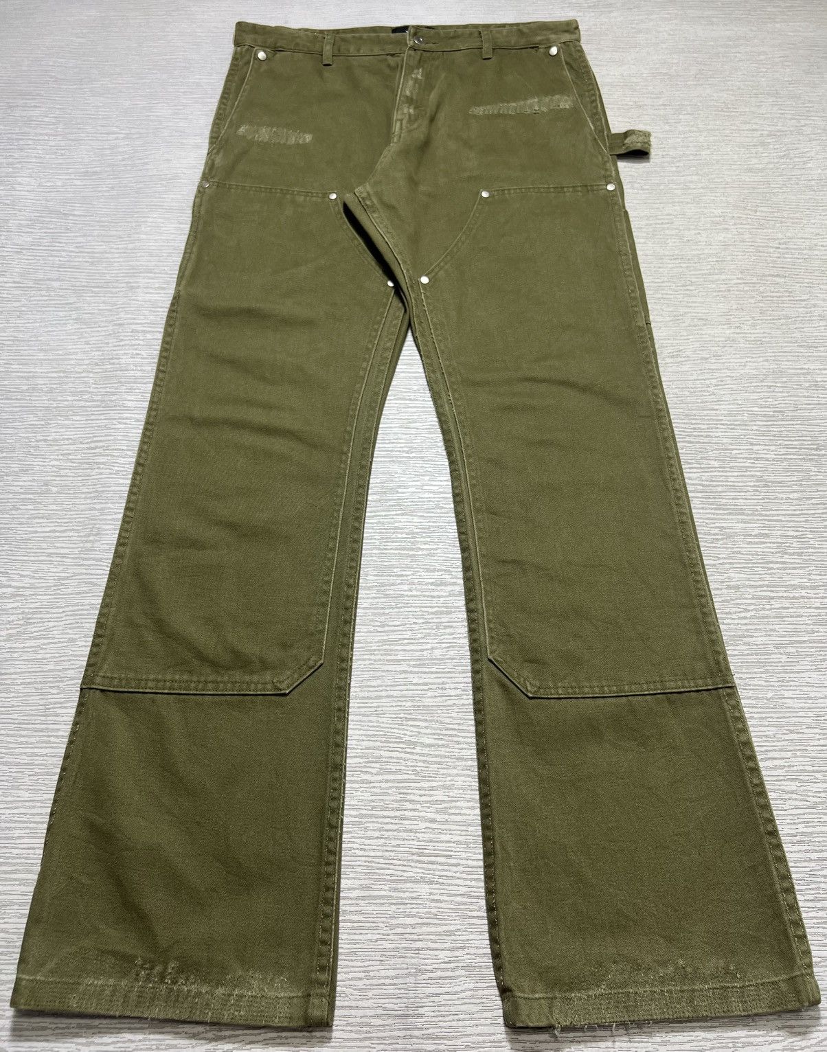 Vuja De Vuja De 004 Mori Distressed Double Knee Carpenter Pants Size US 34 / EU 50 - 8 Thumbnail