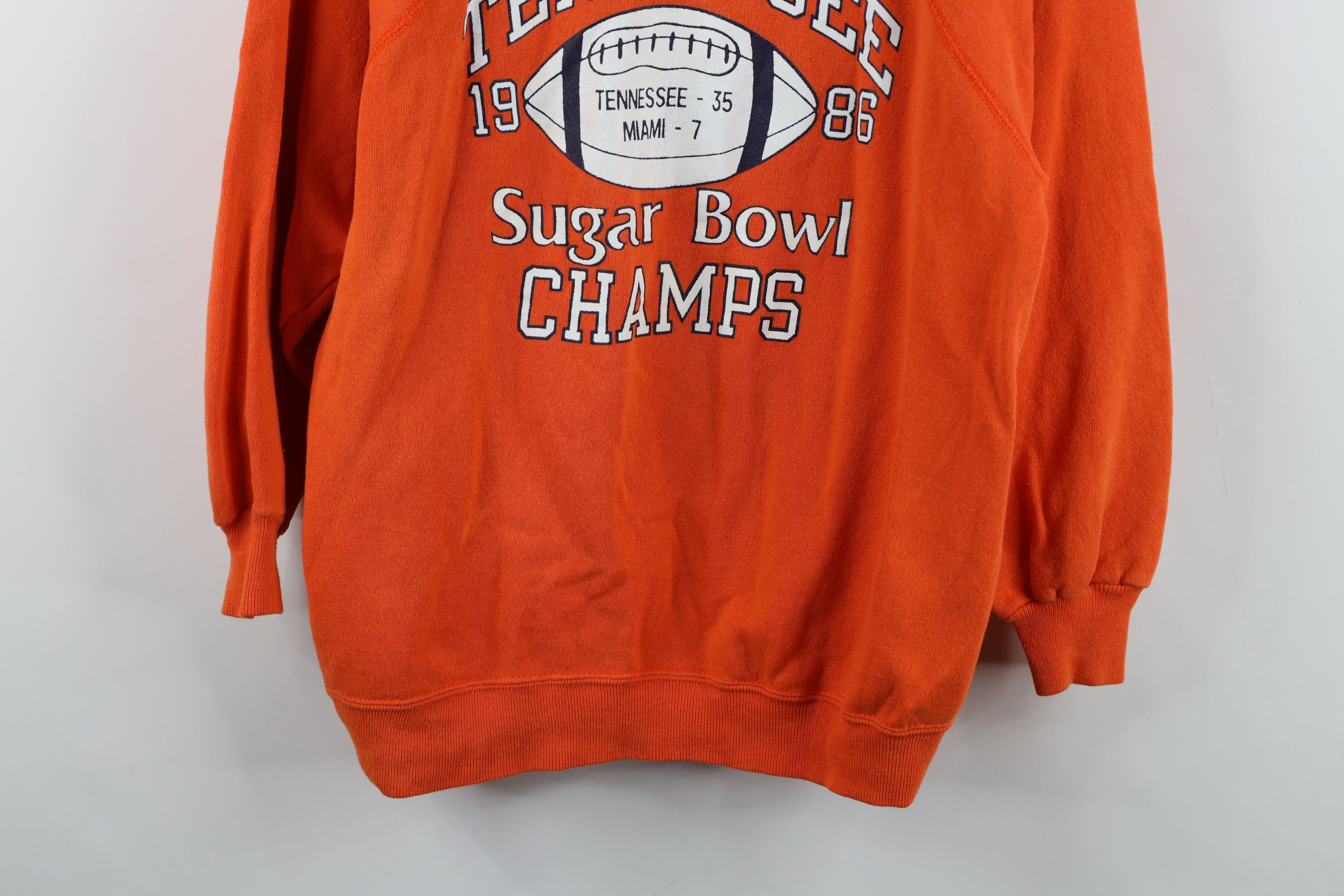Champion Vintage 80s Champion University of Tennessee Sweatshirt Size L / US 10 / IT 46 - 3 Thumbnail