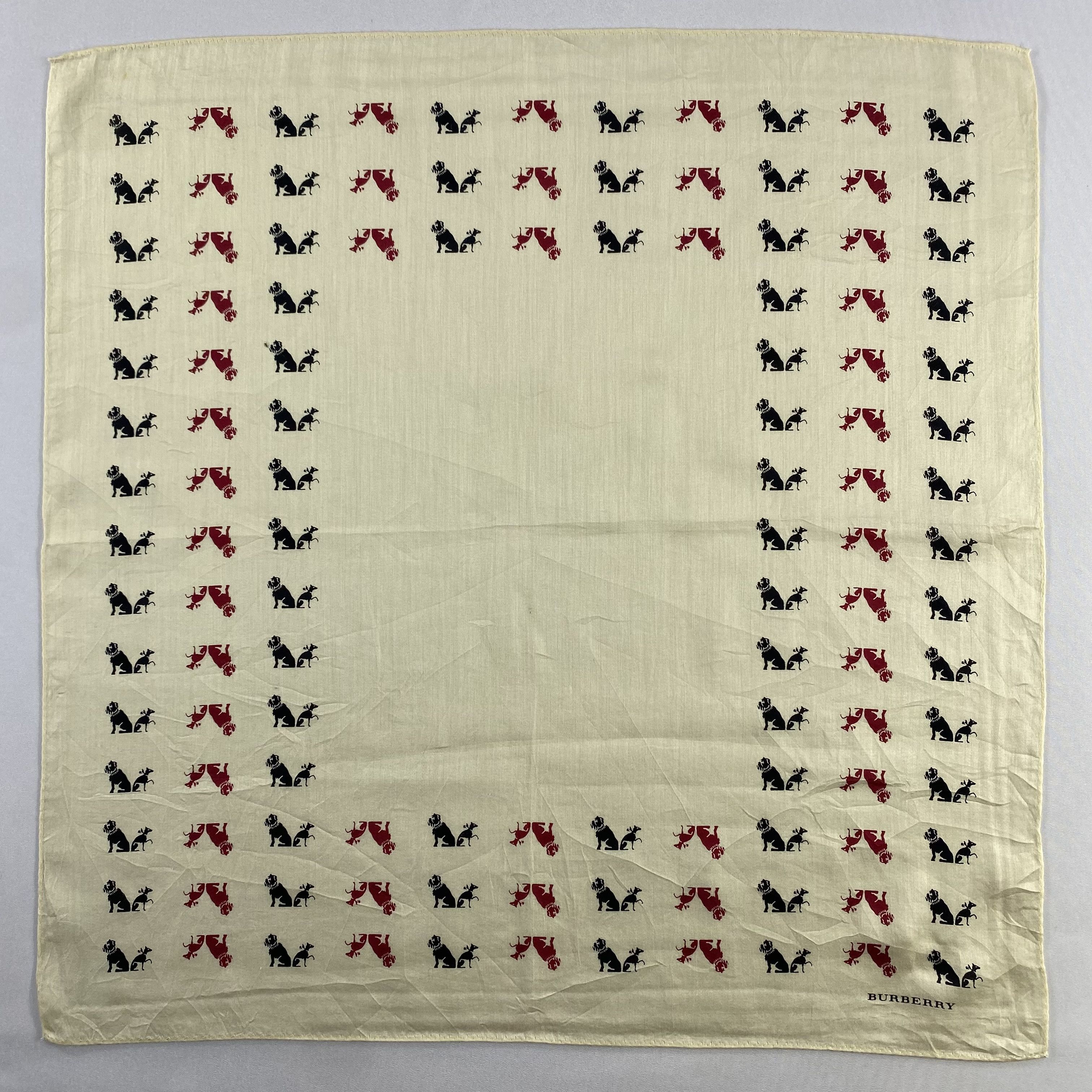 Burberry × Vintage Burberry Handkerchief / Neckerchief / Bandana-P1103 Size ONE SIZE - 1 Thumbnail