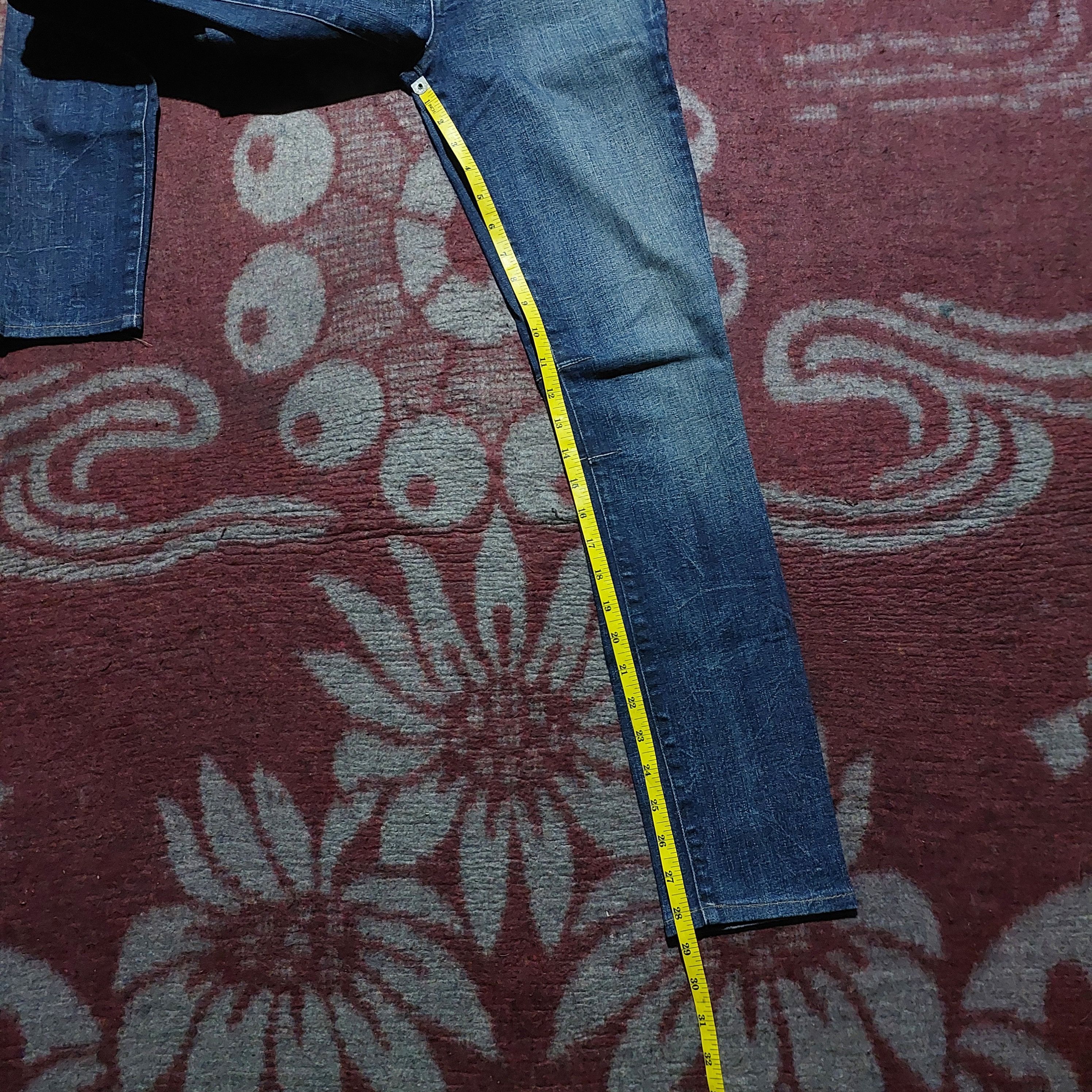 Helmut Lang Helmut Lang skinny blue denim pants Size US 26 / EU 42 - 13 Thumbnail