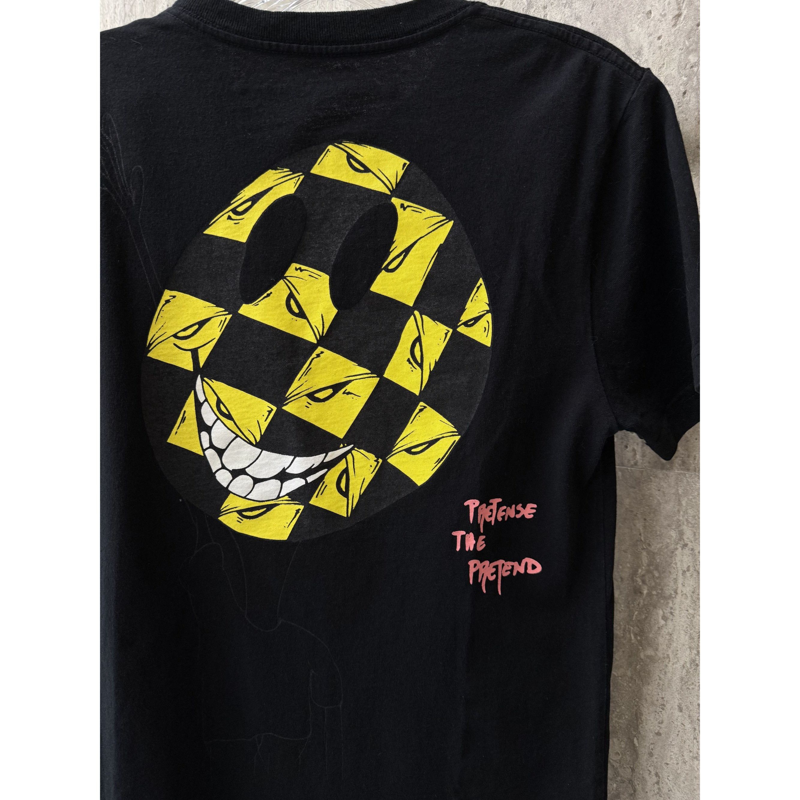 Chrome Hearts Chrome Hearts Black Graphic Tee W/ Pocket & Smile Design Bac Size S / US 4 / IT 40 - 12 Thumbnail