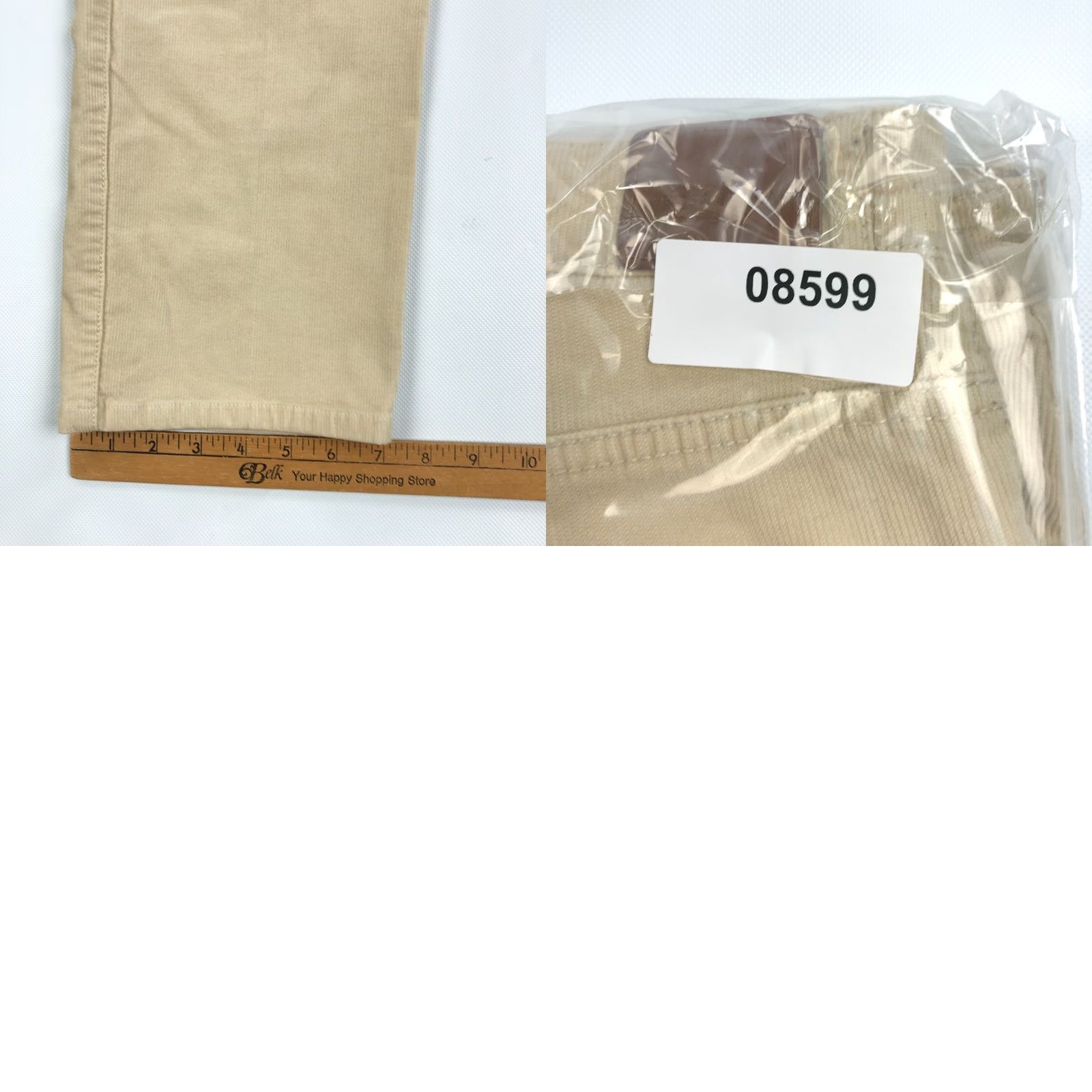 Peter Millar VINTAGE Peter Millar Pants Men 5-Pocket Beige Chino 35x30 Superior Soft Corduroy Crown Size US 35 - 9 Thumbnail