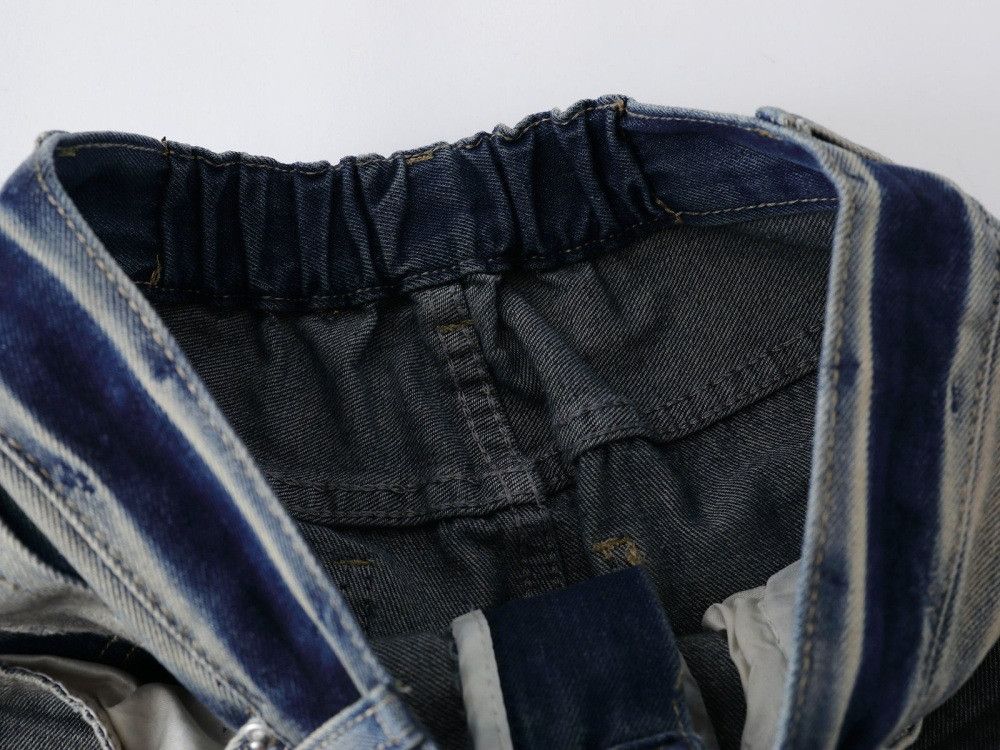 Vintage Men's Washed & Distressed Loose Flared Jeans Hippie Vibe Size US 32 / EU 48 - 5 Thumbnail