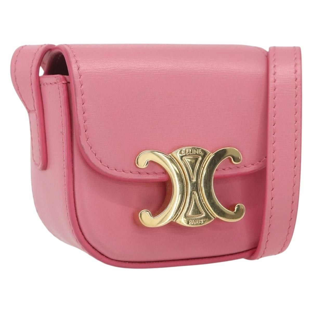 Celine Celine Triomphe Shoulder Bag Smooth Calfskin Size ONE SIZE - 1 Thumbnail