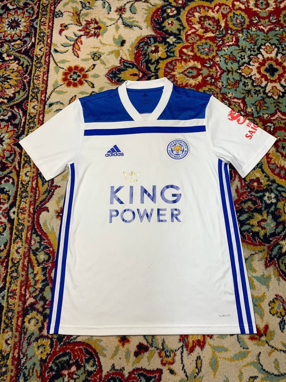 Adidas LEICESTER CITY 2018/19 Third adidas Football Shirt soccer Size US S / EU 44-46 / 1 - 1 Thumbnail