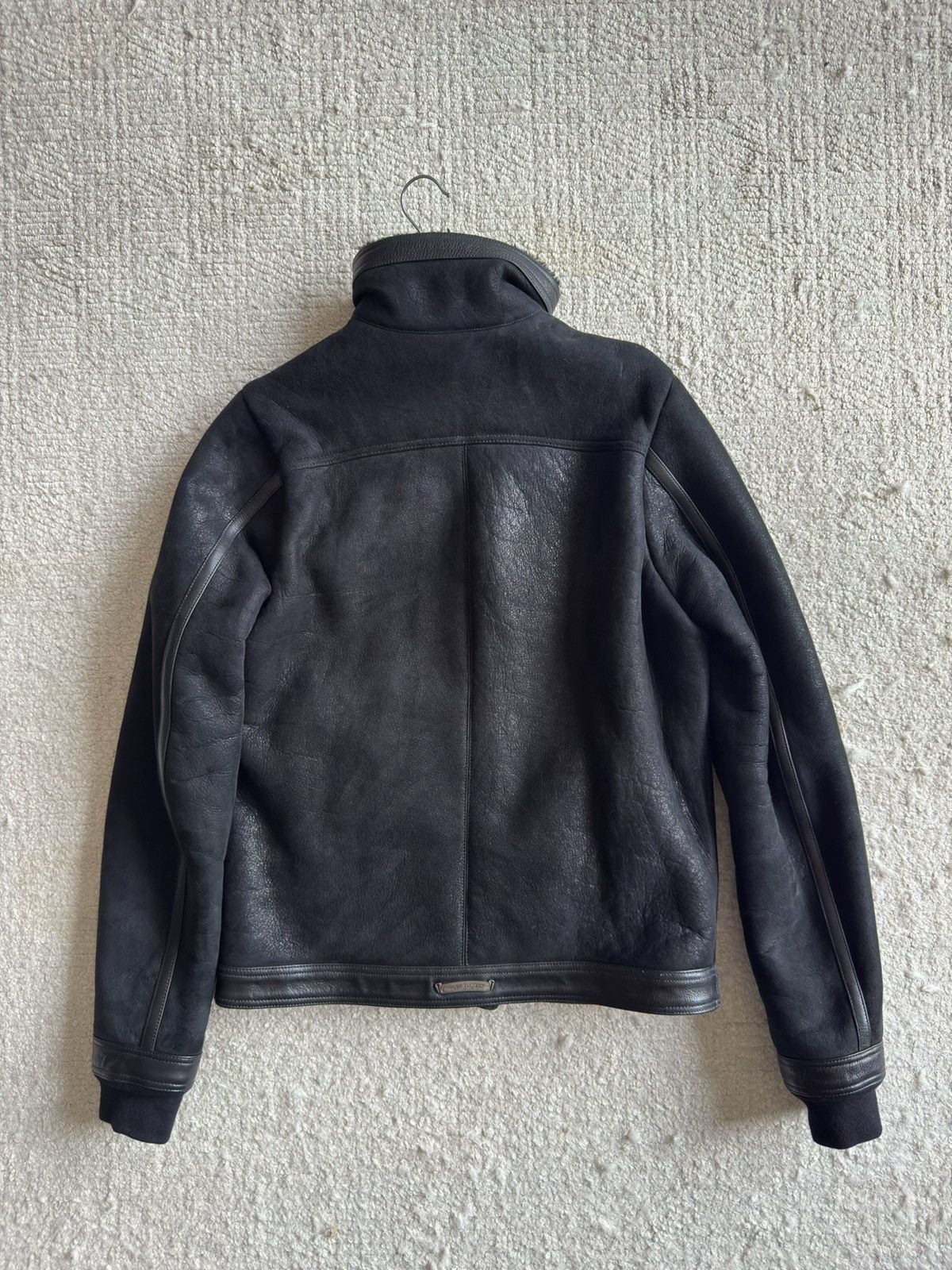 Chrome Hearts CHROME HEARTS black lambskin fur coat Size US L / EU 52-54 / 3 - 2 Thumbnail