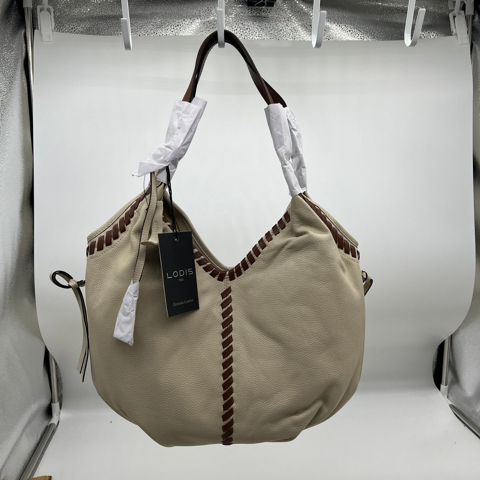 Other LODIS Womens Purse Medium Whipstitch Leather Size ONE SIZE - 14 Thumbnail