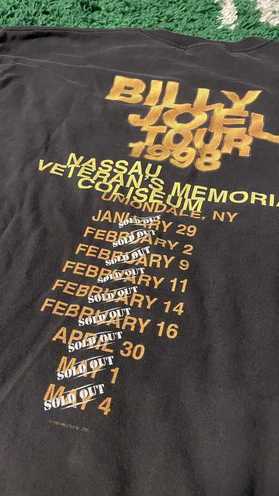 Vintage Billy Joel Vintage 90s Concert Tour Tee XXL Rare Rock Band Size US XXL / EU 58 / 5 - 7 Thumbnail