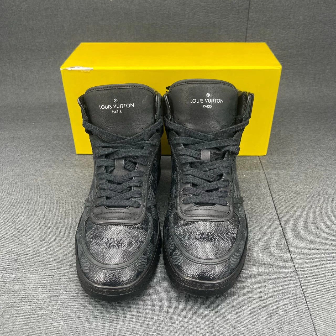 Louis Vuitton LV Rivoli Monogram Eclipse Black Grey 7 Original Box Size US 7 / EU 40 - 4 Thumbnail
