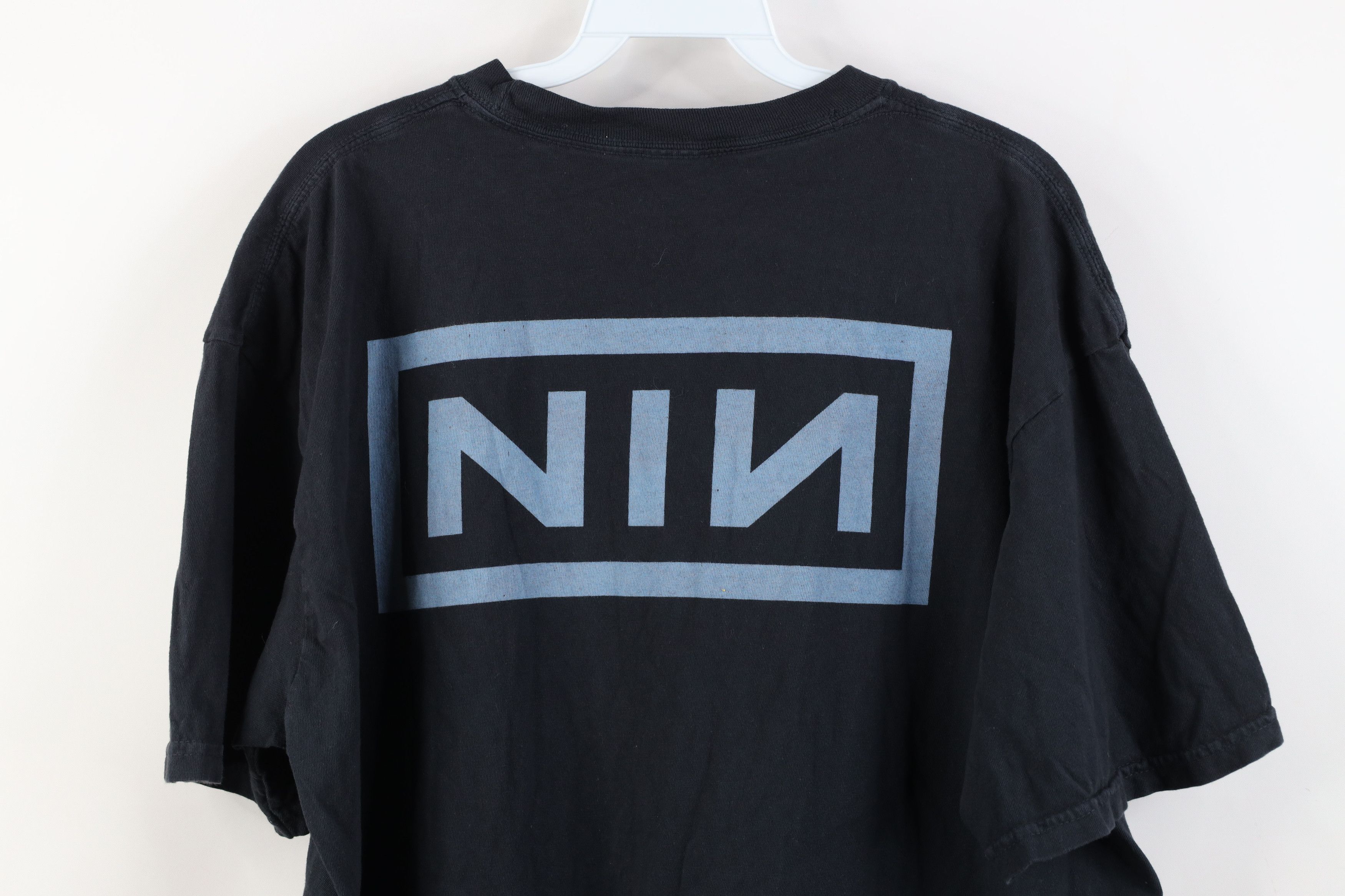 Vintage Vintage Retro Y2K Machine Nine Inch Nails Band T-Shirt NIN Size US XL / EU 56 / 4 - 14 Thumbnail