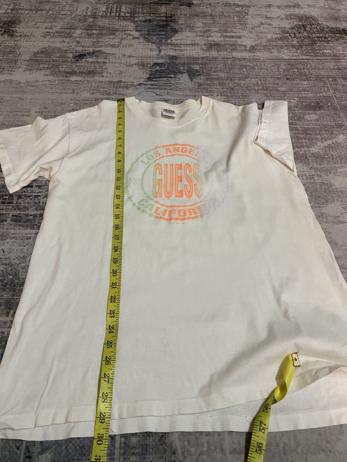 Georges Marciano × Guess × Vintage Vintage Guess by Georges Marciano Thrashed Tee Size US L / EU 52-54 / 3 - 12 Thumbnail