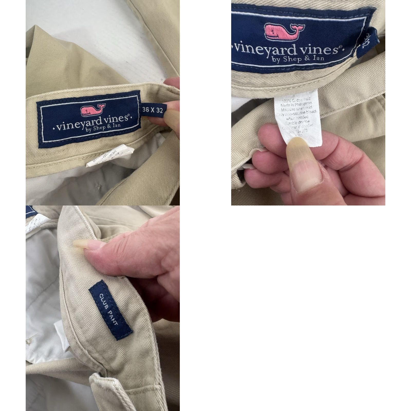 Vineyard Vines Vineyard Vines Beige Club Pant 100% Cotton Men’s Size 36X32 Size US 36 / EU 52 - 8 Thumbnail