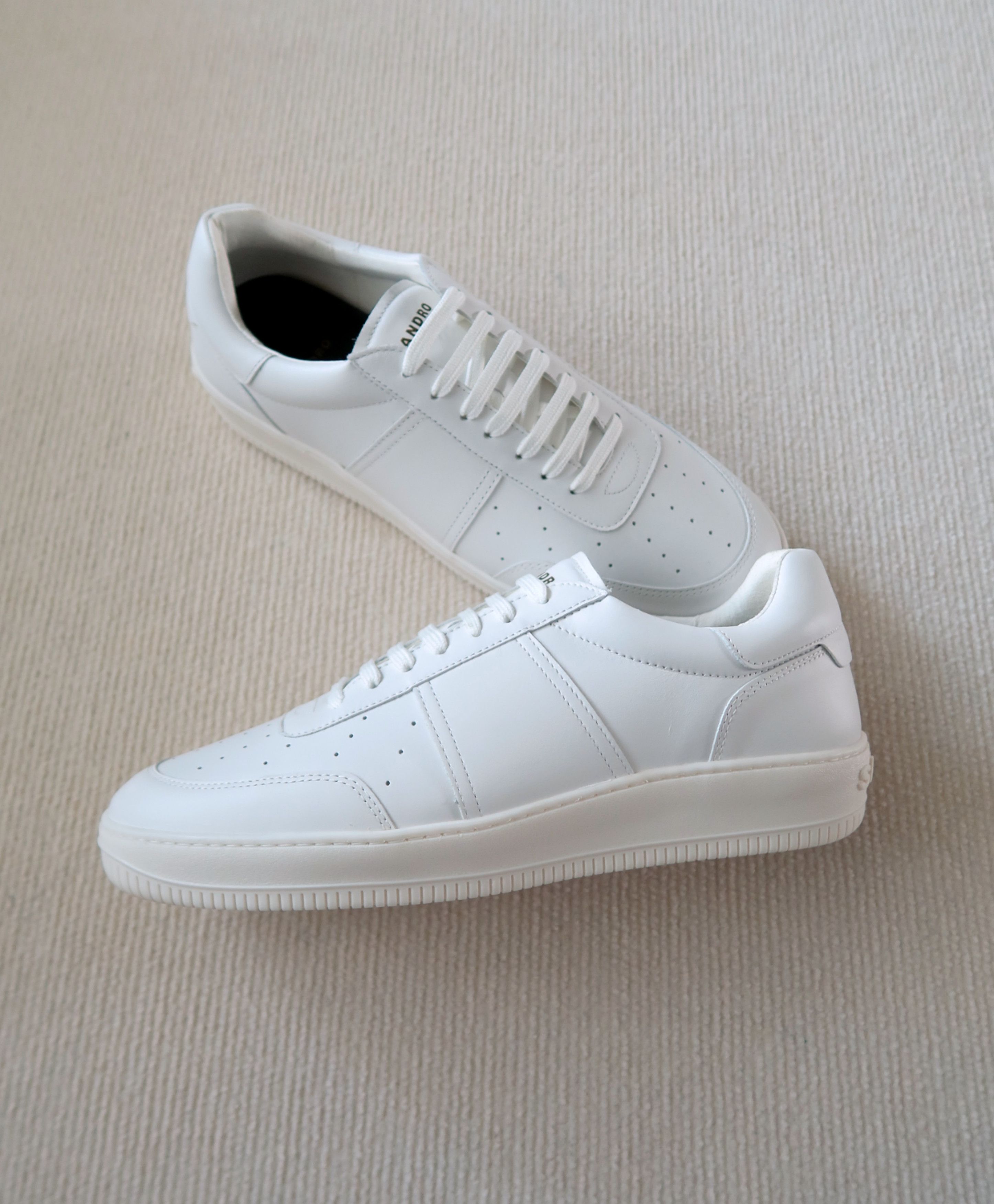 Sandro Sandro Magic Plain Leather Low Top Sneakers Size US 11 / EU 44 - 1 Thumbnail
