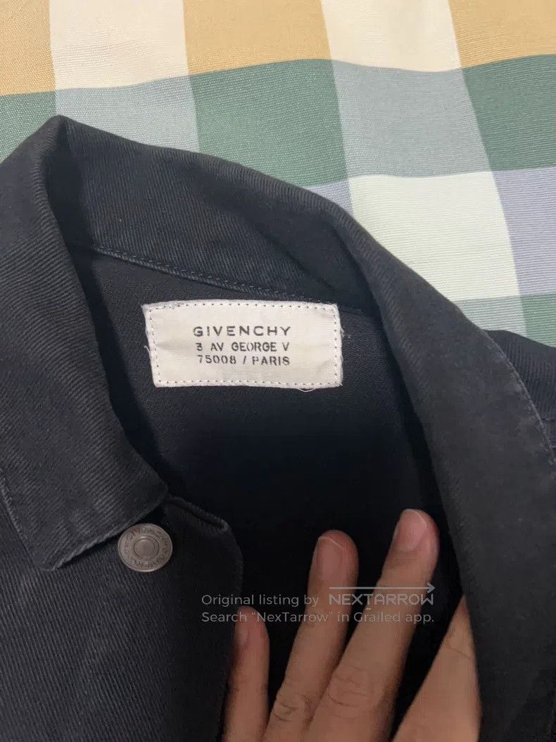 Givenchy Givenchy SS21 slate denim jacket coat men's black Size US L / EU 52-54 / 3 - 3 Thumbnail