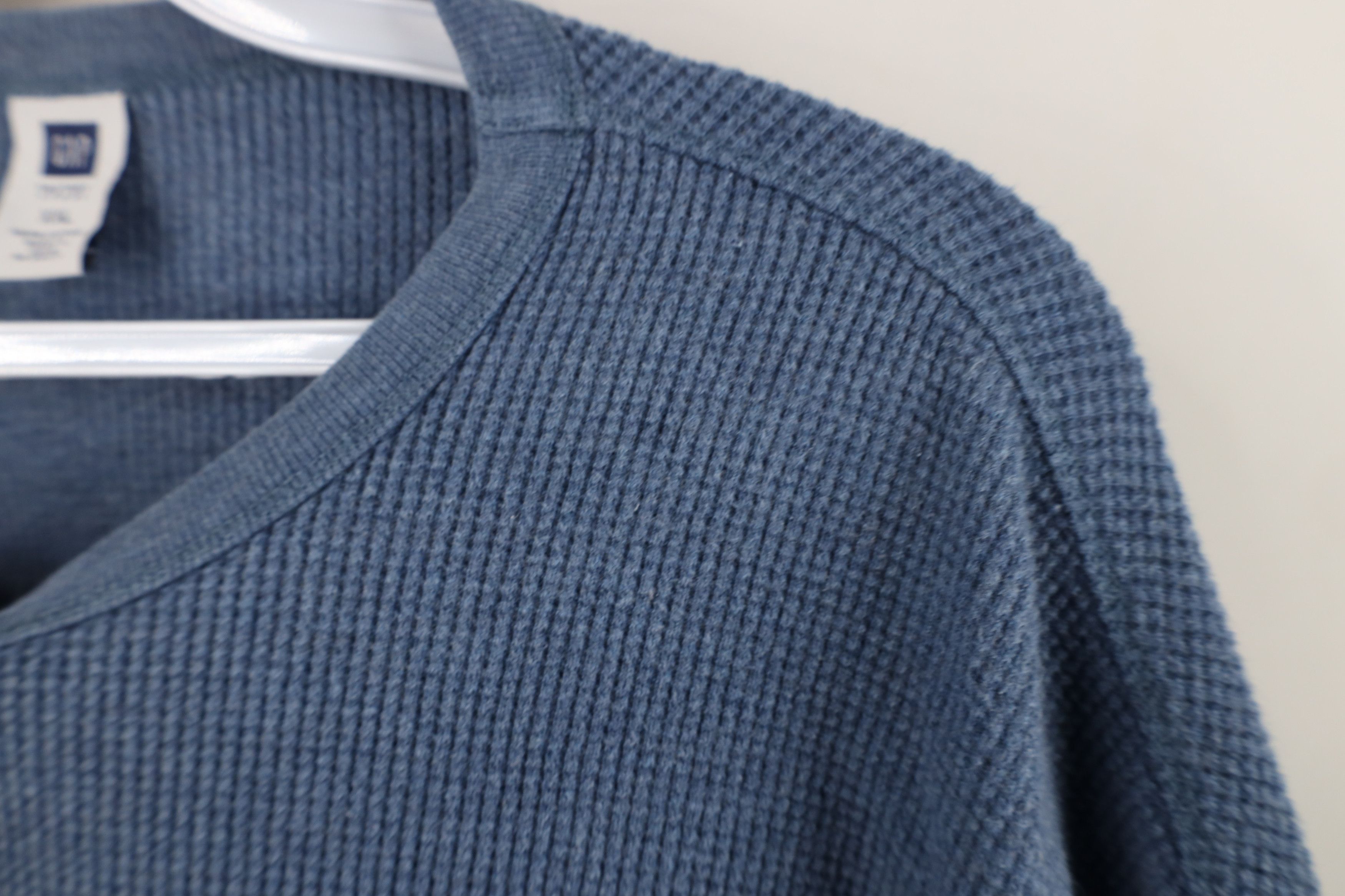 Vintage Vintage Y2K 2005 Gap Thermal Waffle Knit Long Sleeve T-Shirt Size US XXL / EU 58 / 5 - 5 Thumbnail