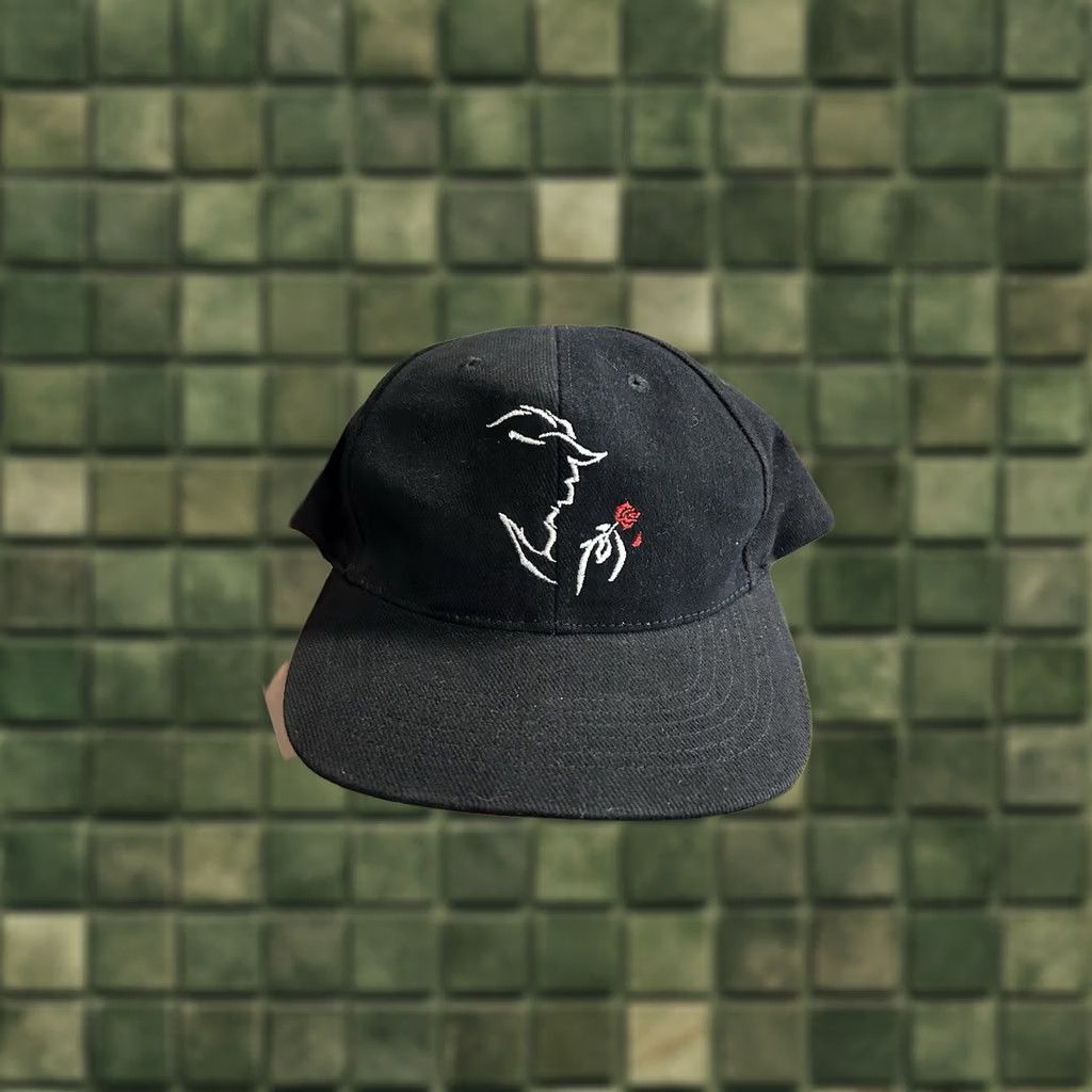 Disney VINTAGE Disney Beauty And The Beast The Broadway Musical Snapback Hat Cap 90s Unisex Adults One Size Black Baseball Cap Hat Size ONE SIZE - 1 Thumbnail