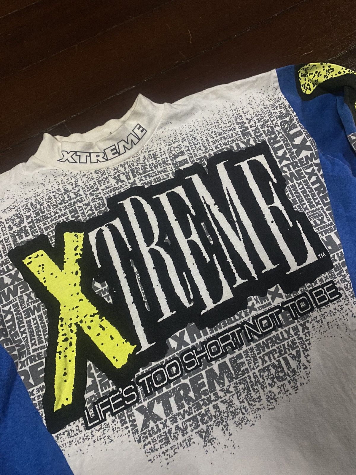 Vintage FIRE 🔥 VINTAGE 90s XTREME LIFES TOO SHORT NOT TO BE Size US M / EU 48-50 / 2 - 8 Thumbnail