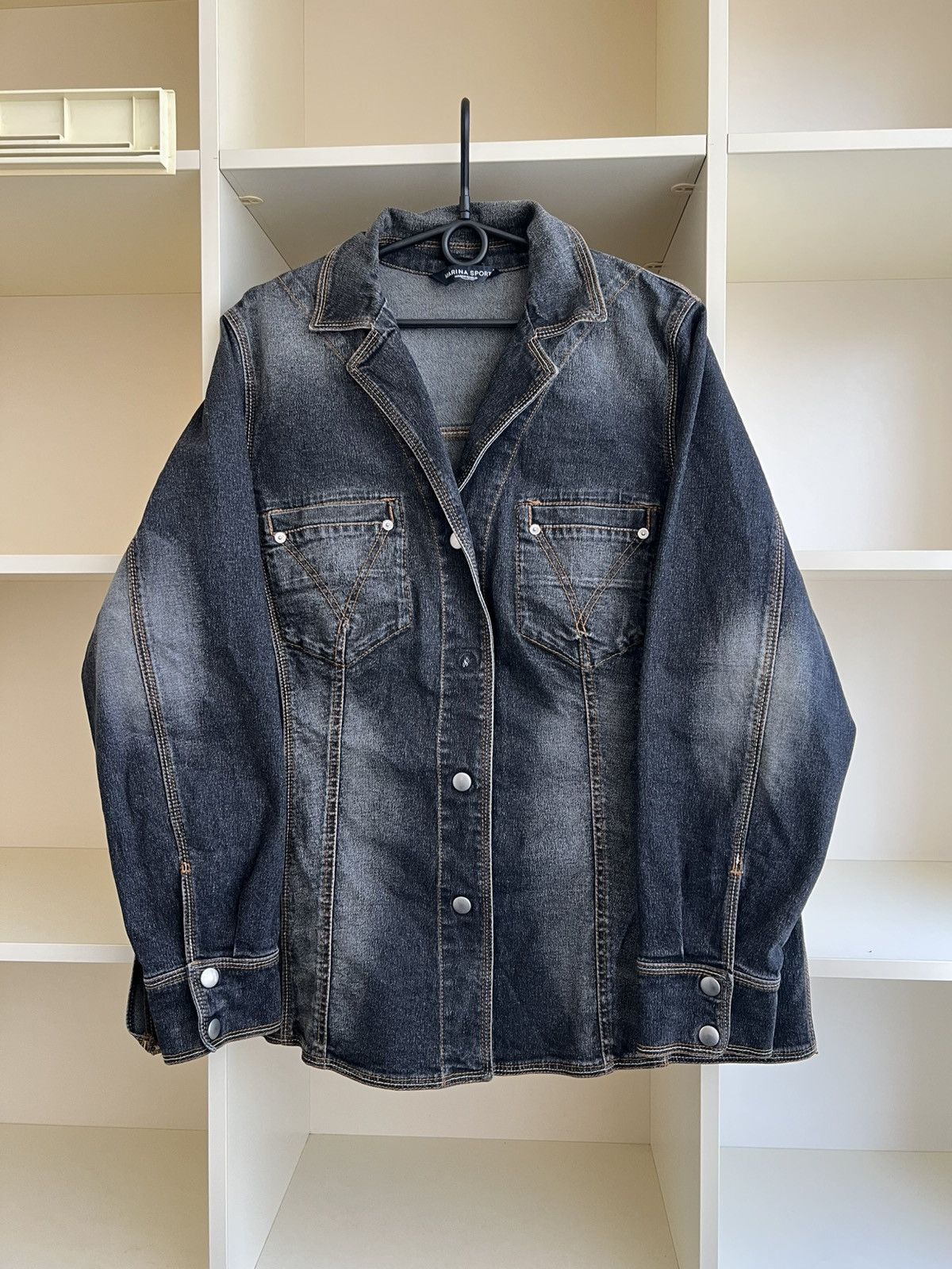 Marina Rinaldi Vintage Marina Rinaldi Denim Jacket JAPAN Size XL / US 12-14 / IT 48-50 - 1 Thumbnail
