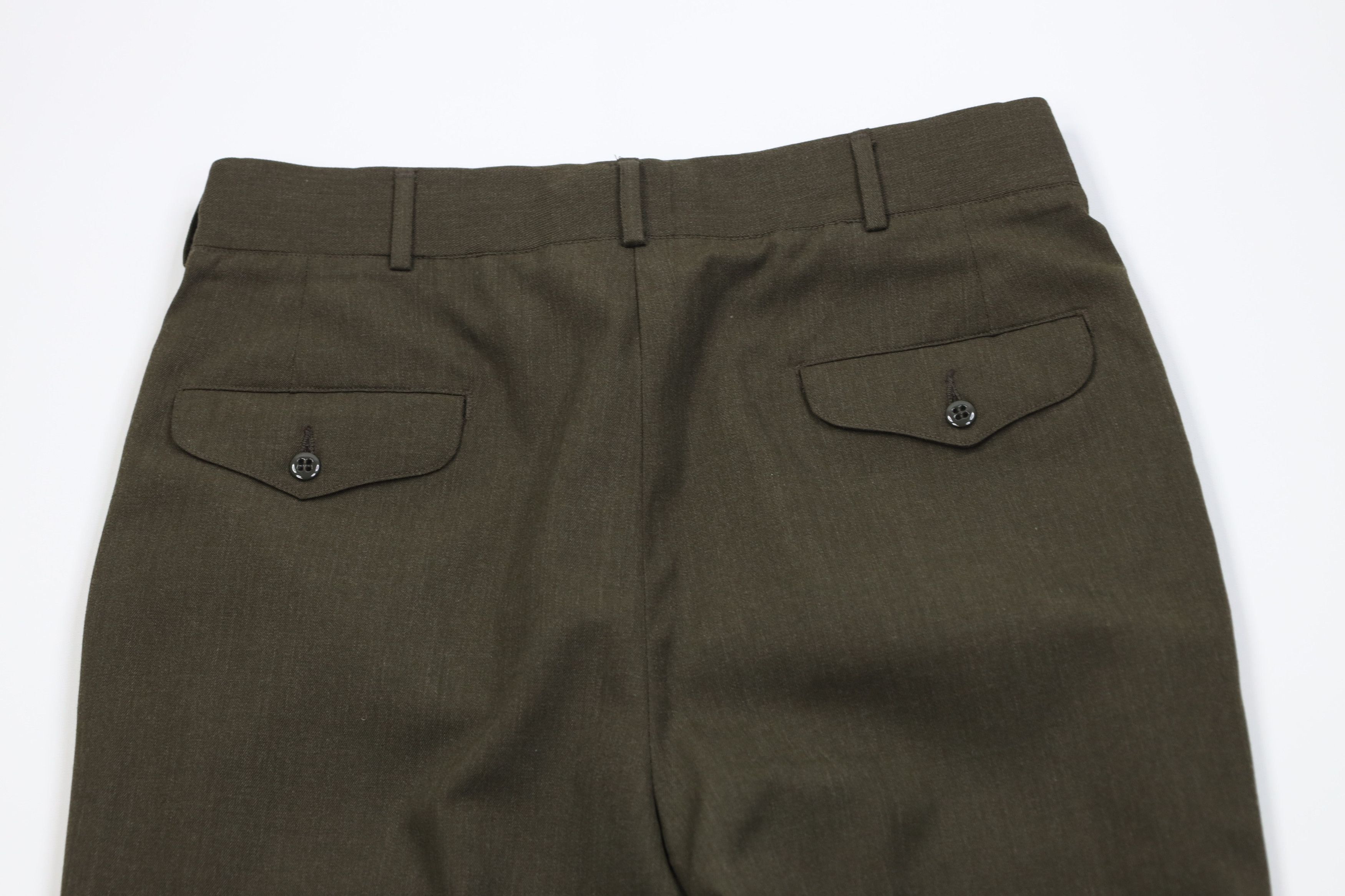Vintage Vintage 90s USGI Marines Green Shade 2212 Wide Leg Pants USA Size US 34 / EU 50 - 10 Thumbnail