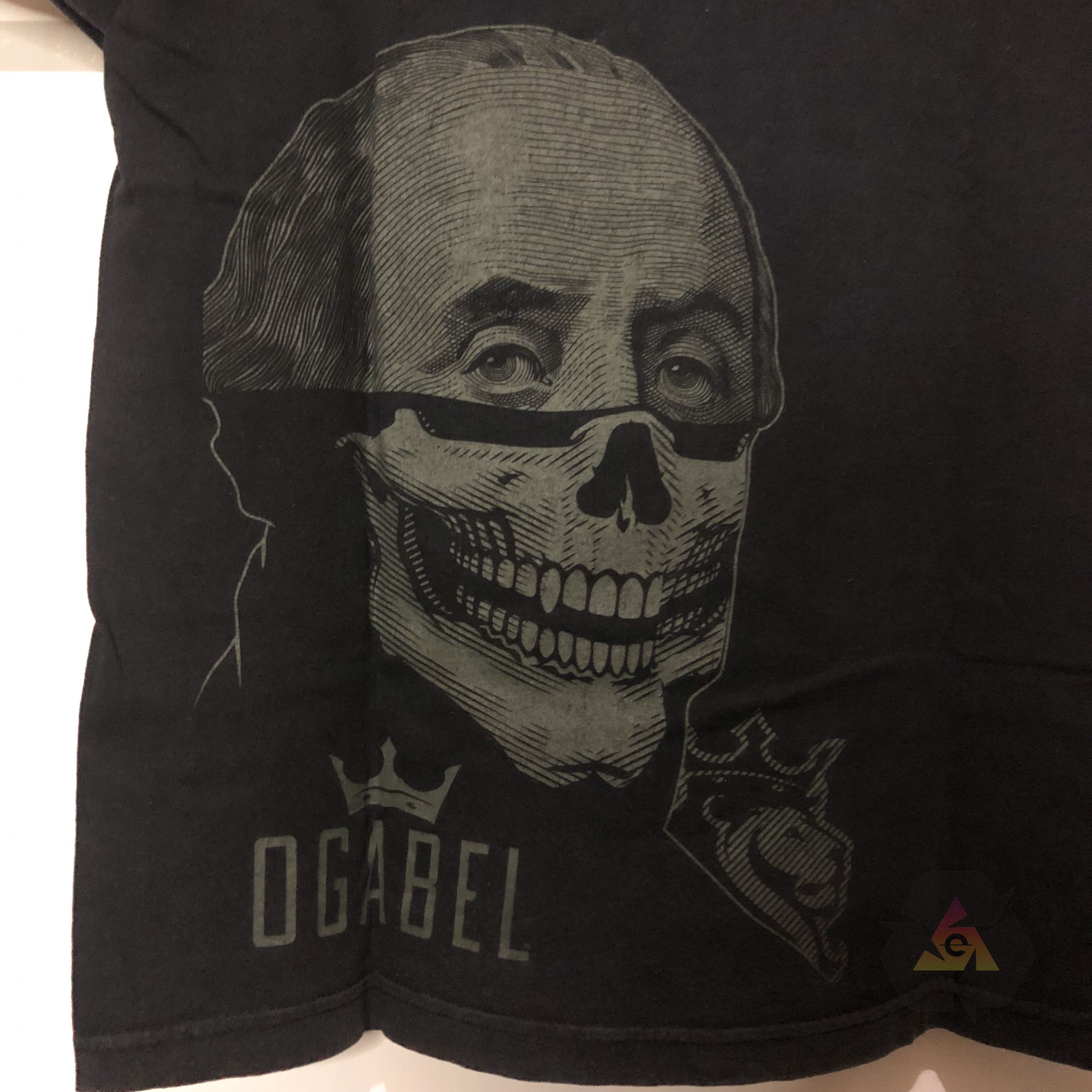 Japanese Brand Vintage Ogabel Double Printed All Hustle No Love T-Shirt Size US L / EU 52-54 / 3 - 10 Thumbnail