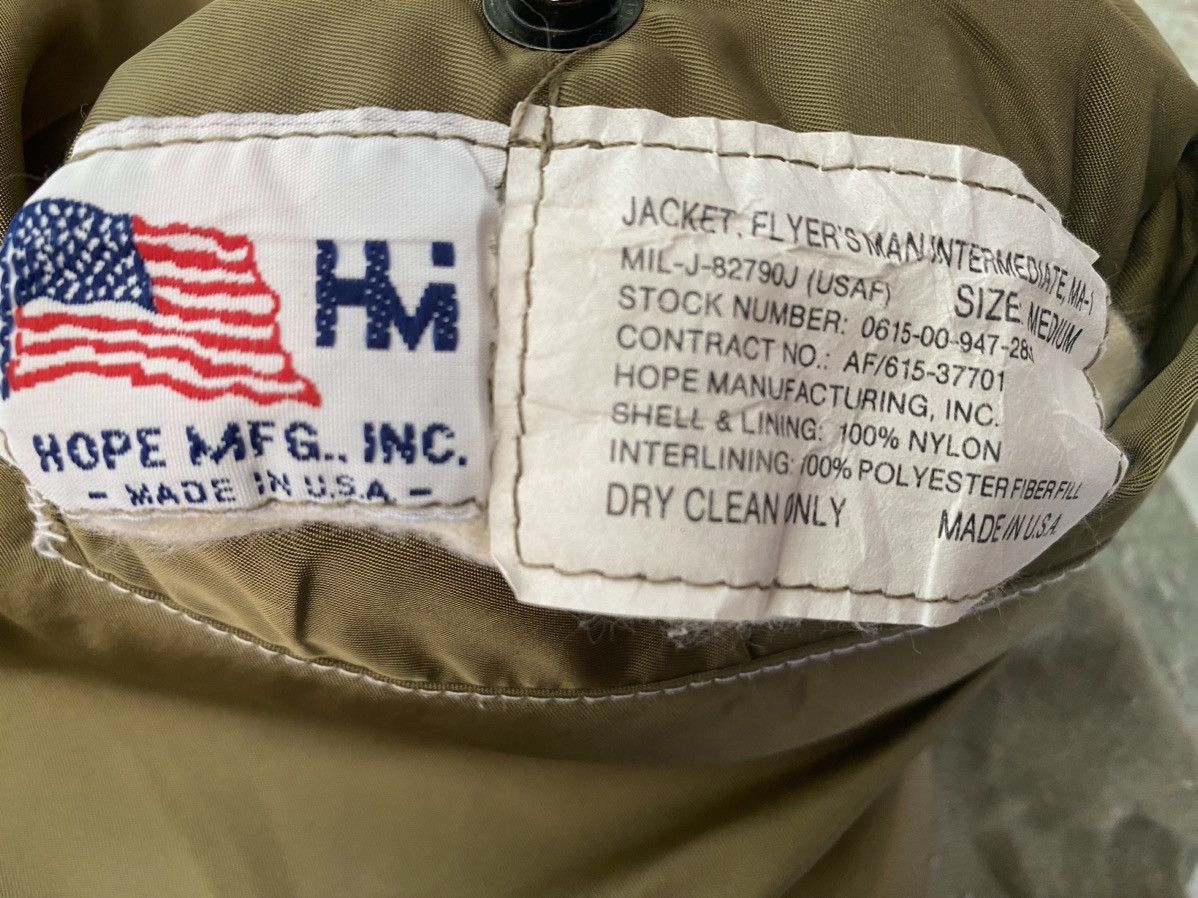 Vintage Vintage HOPE Manufacturing Bomber Jacket Size US M / EU 48-50 / 2 - 13 Thumbnail