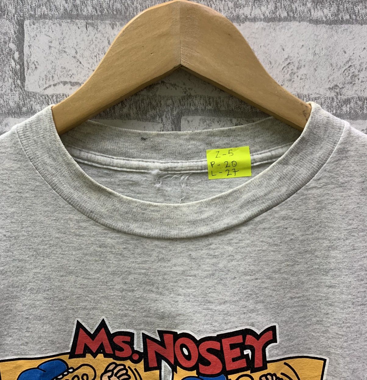 Vintage Vintage 90s Ms.Nosey T-shirts Size US M / EU 48-50 / 2 - 6 Thumbnail