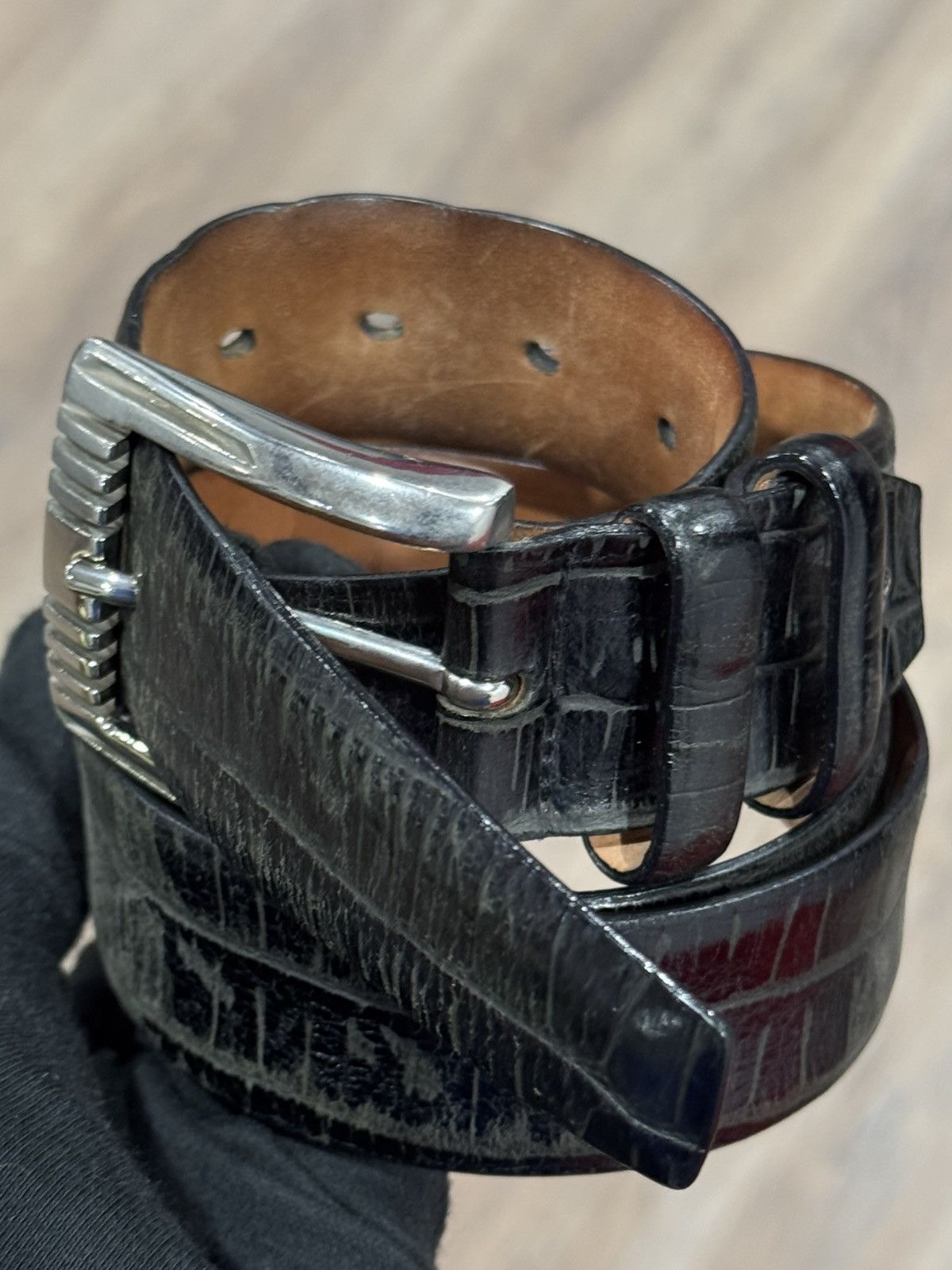 Other Paolo Da Ponte Genuine Leather Belt Size 36 - 1 Thumbnail