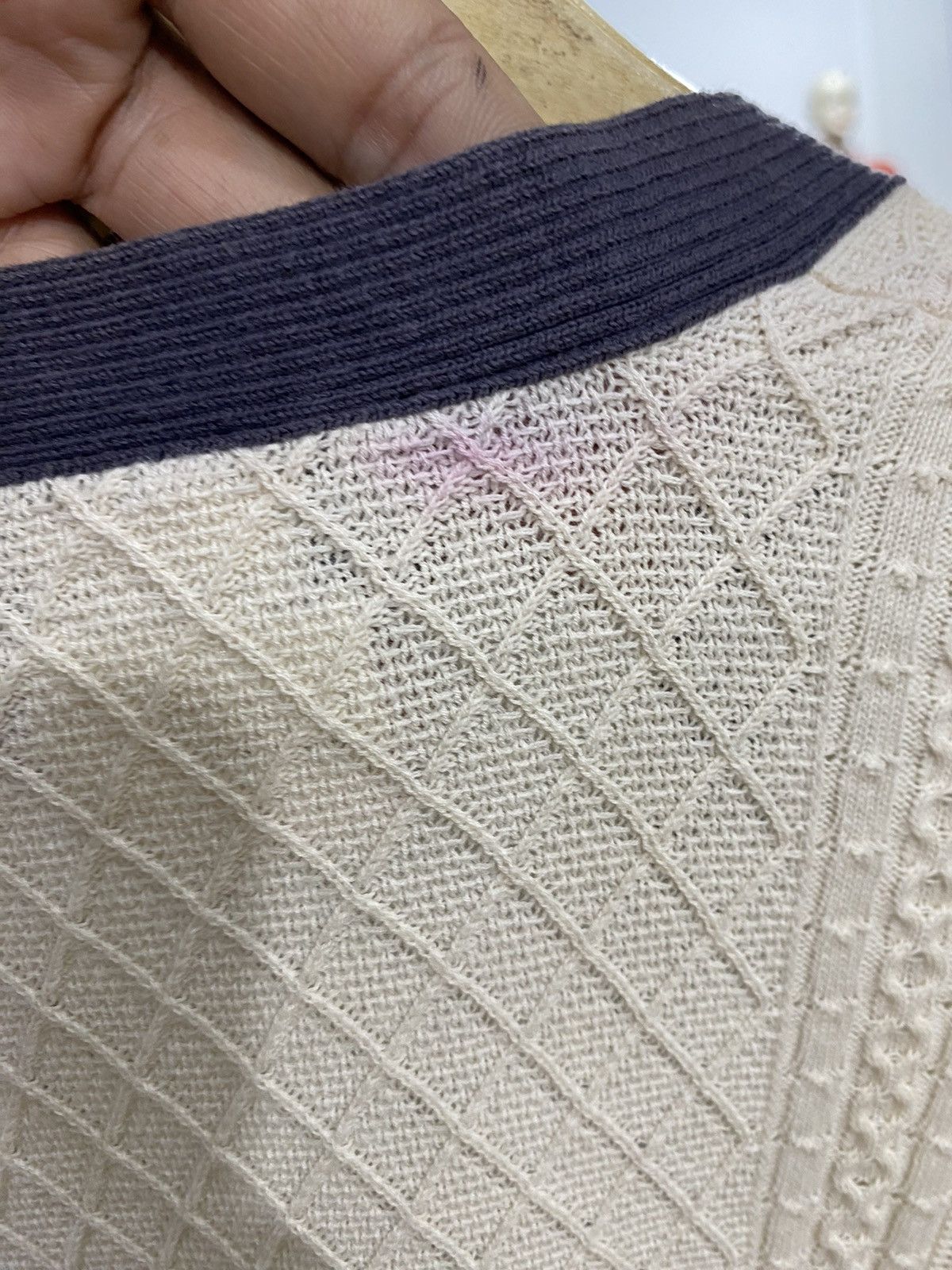 Chanel Chanel Bicolor Knit Cardigan Size XS / US 0-2 / IT 36-38 - 9 Thumbnail