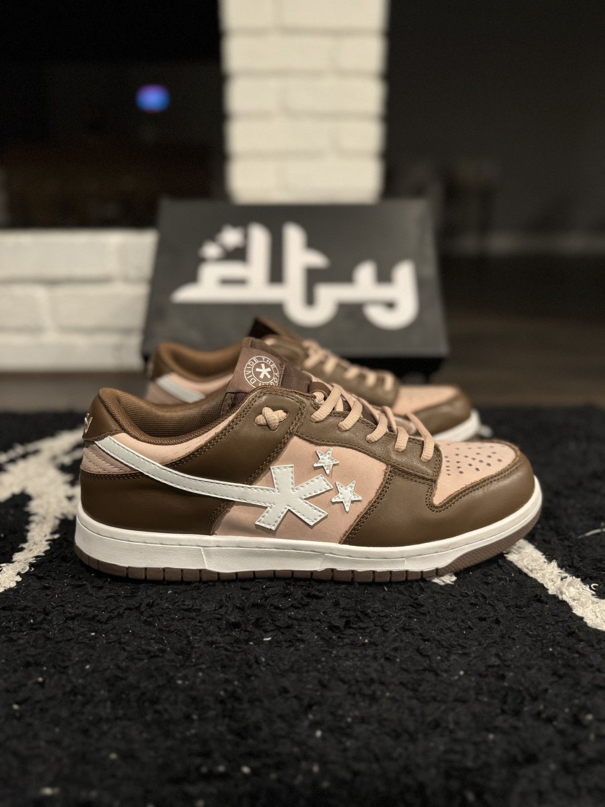 Divide The Youth DIVIDE THE YOUTH ‘STUSSY’ DIVISION DUNKS Size US 11 / EU 44 - 1 Thumbnail