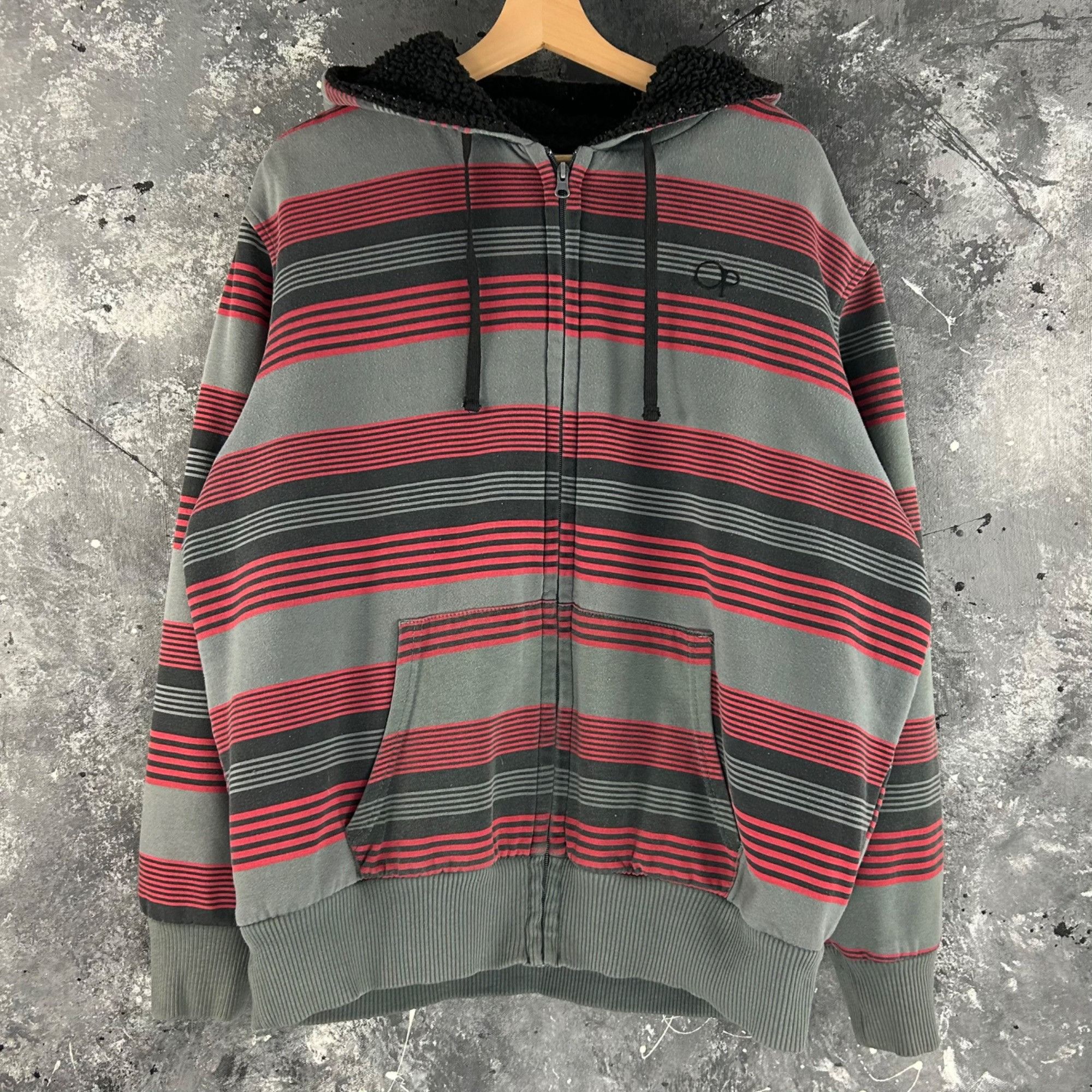 Ocean Pacific Vintage Ocean Pacific Sherpa hoodie Size US XL / EU 56 / 4 - 1 Thumbnail