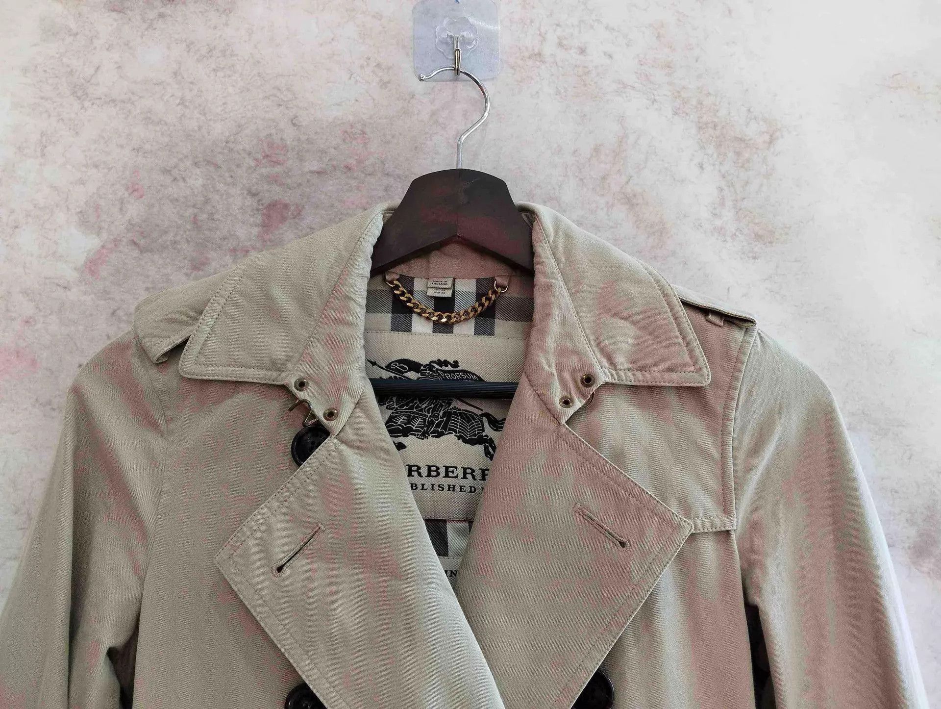 Burberry Burberry Women's Mid-Length Trench Coat UK2 95 New Size XXS / US 00 / IT 34 - 3 Thumbnail