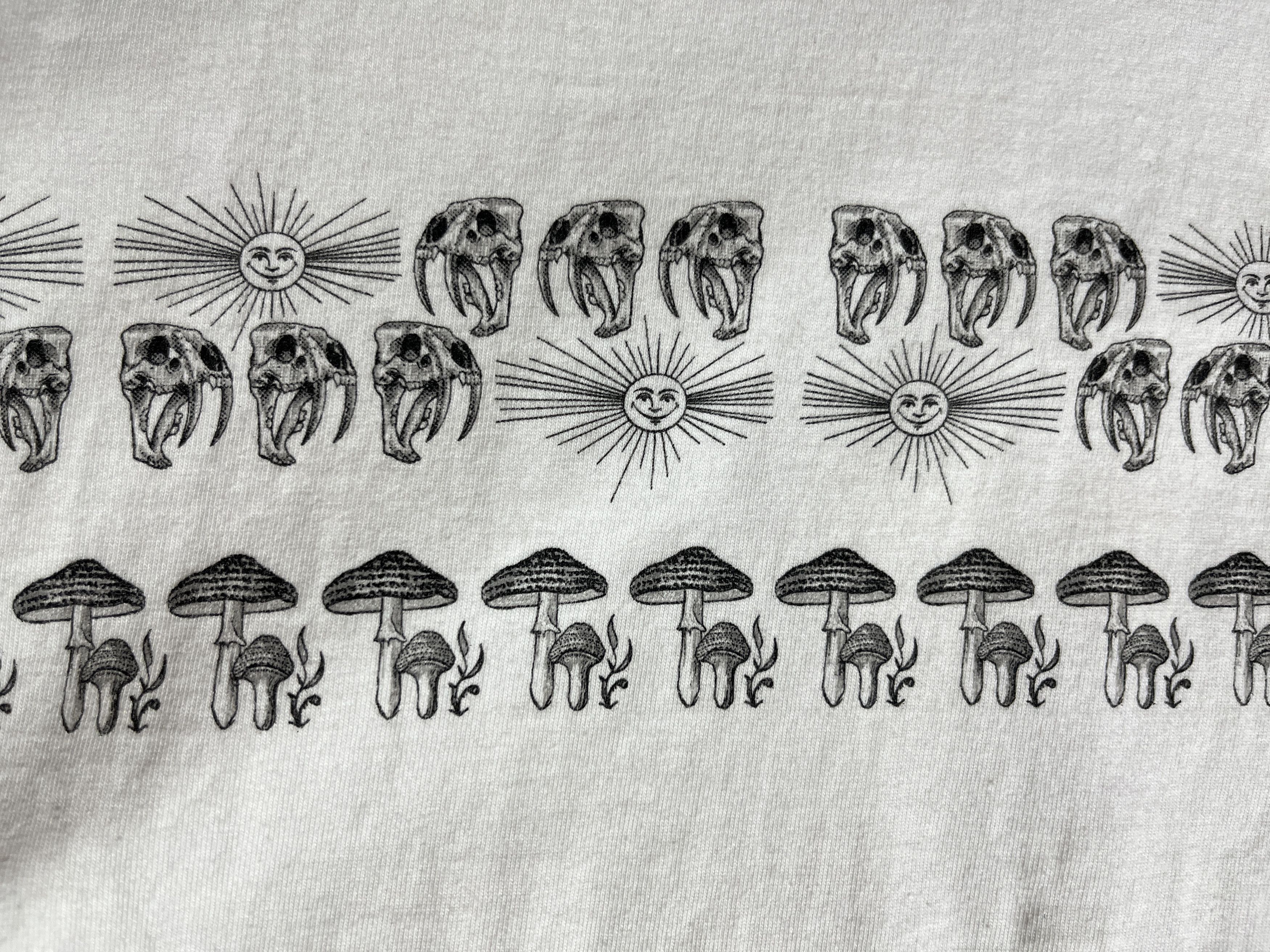 Neighborhood Neighborhood Snake Skull and Mushroom Tee Shirt Size US S / EU 44-46 / 1 - 2 Thumbnail