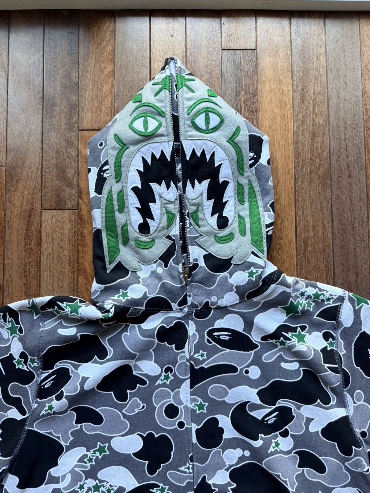 Bape BAPE X HIDDEN STA CAMO TIGER FULL ZIP HOODIE Size US XL / EU 56 / 4 - 2 Thumbnail