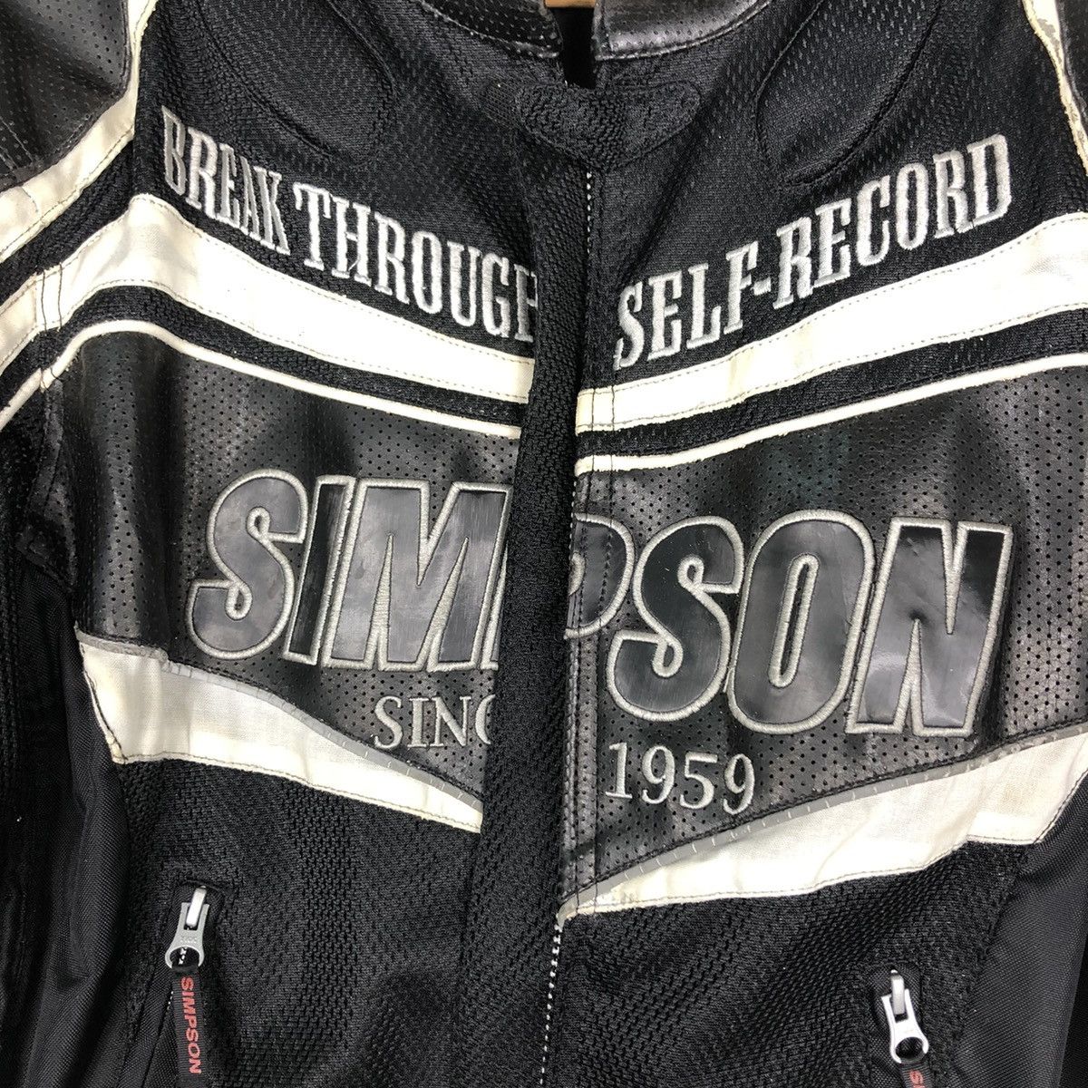 Japanese Brand 🔥VINTAGE SIMPSON RACING NORTH CAROLINA USA SINCE 1959 Size US L / EU 52-54 / 3 - 18 Thumbnail