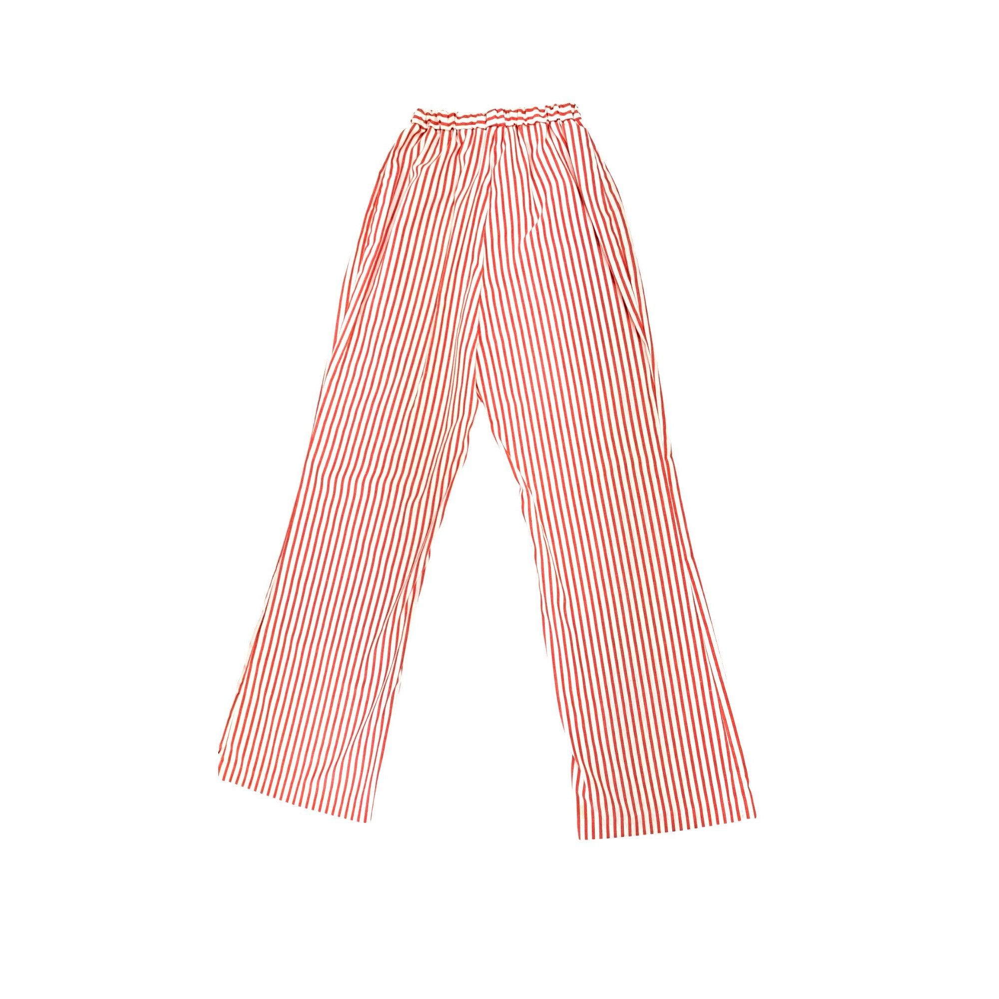 Imperial Vintage Candy Striper Uniform 1970s Red White Top Pants Hat Size S / US 4 / IT 40 - 4 Thumbnail