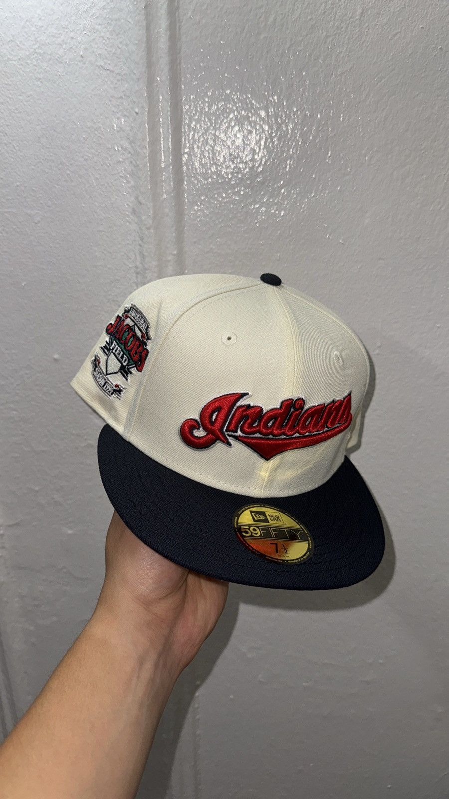 New Era New Era 59fifty Hatclub Cleveland Indians fitted hat Size ONE SIZE - 1 Thumbnail