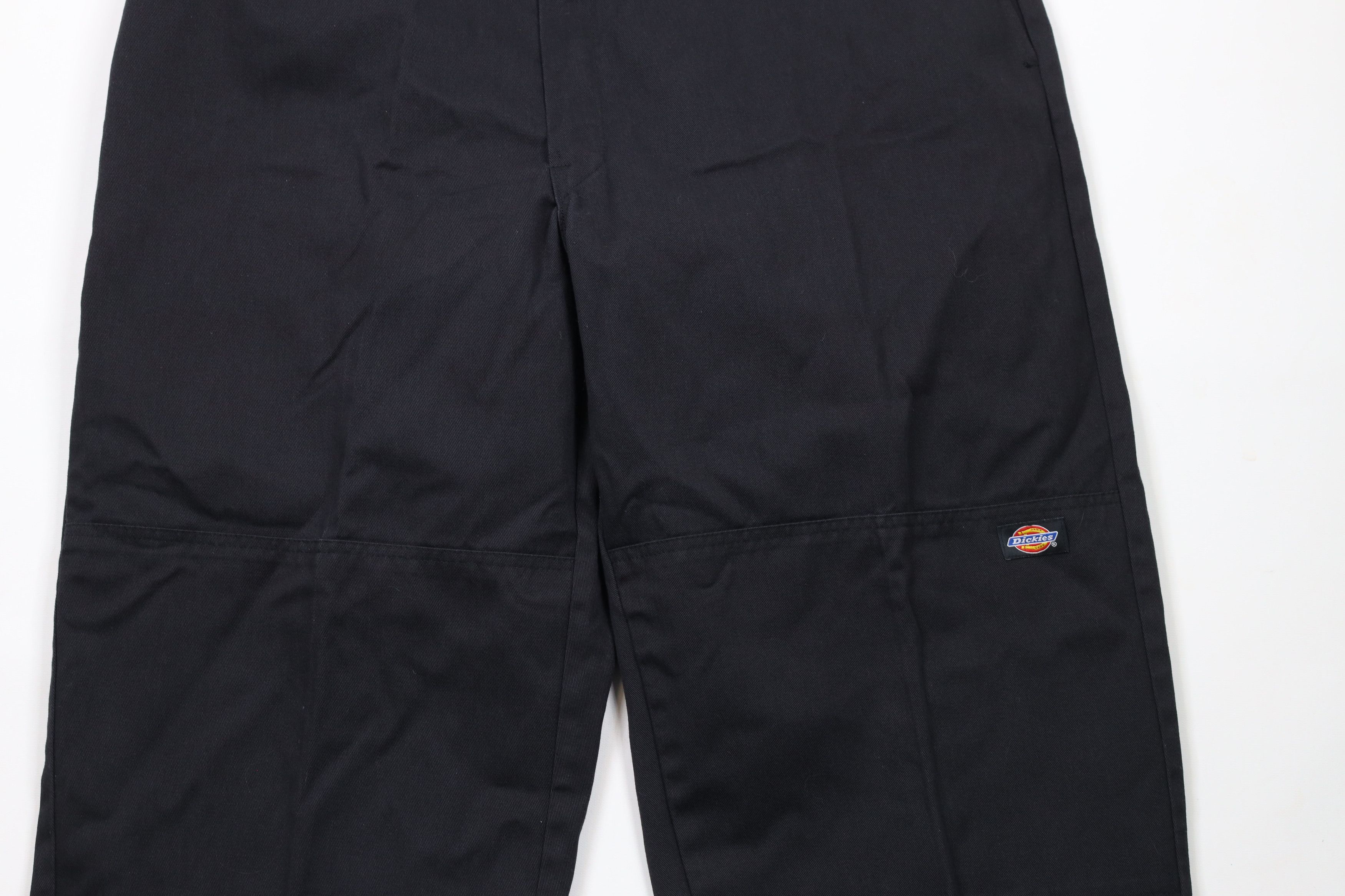 Dickies × Vintage Vintage 90s Dickies Double Knee Wide Leg Pants Black USA Size US 40 / EU 56 - 3 Thumbnail