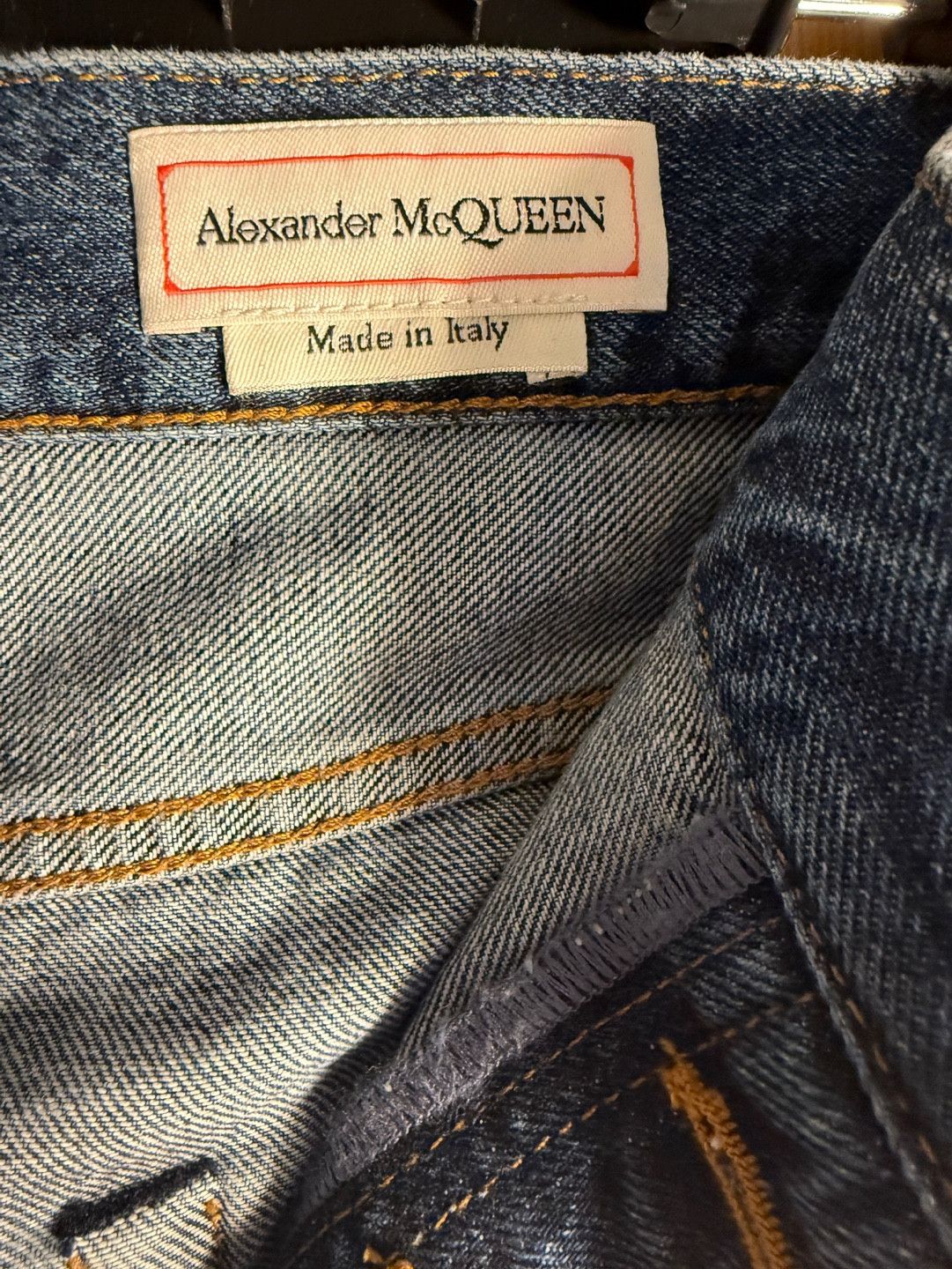 Alexander McQueen Alexander McQueen Blue Straight Leg Jeans Size US 36 / EU 52 - 7 Thumbnail