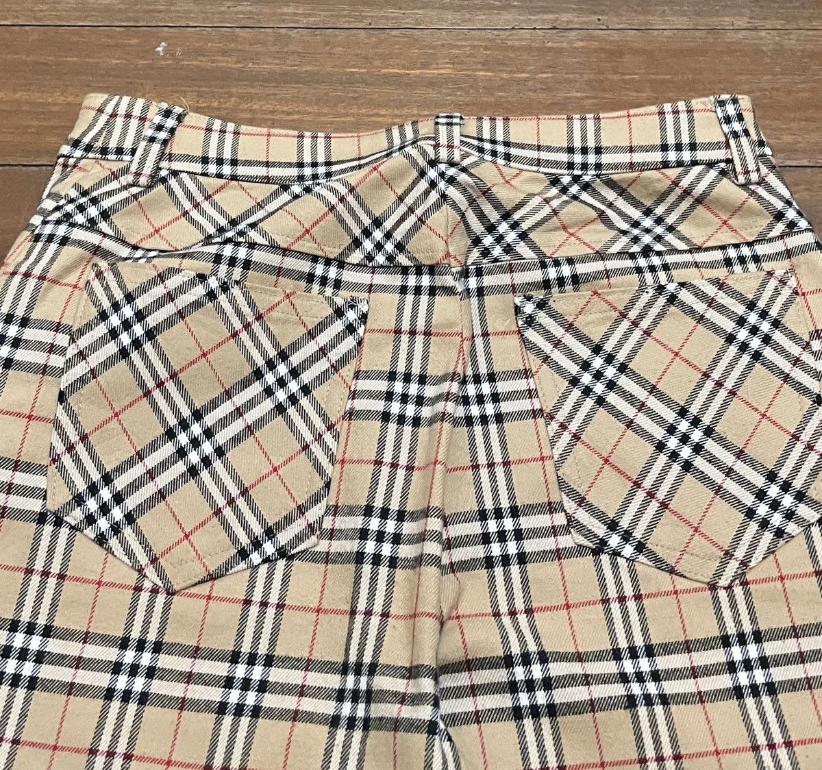 Burberry × Vintage Very Rare Vintage Brand Burberrys Checkered Pants 1990s Size US 26 / EU 42 - 4 Thumbnail