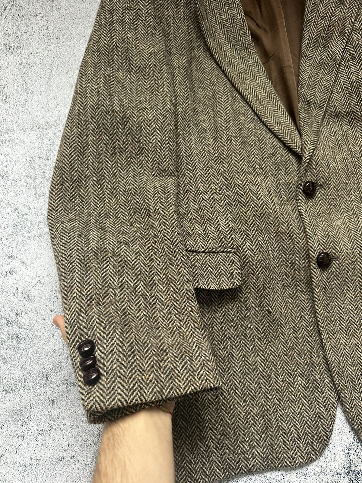 Harris Tweed Harris Tweed St Michael Wool Scottish Hand Woven Coat Size US M / EU 48-50 / 2 - 7 Thumbnail