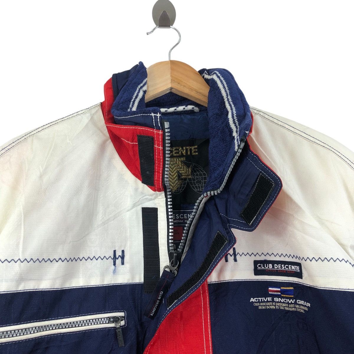 Descente Vintage CLUB DESCENTE Active Snow Gear Heavy Coat Jacket Size US L / EU 52-54 / 3 - 9 Thumbnail