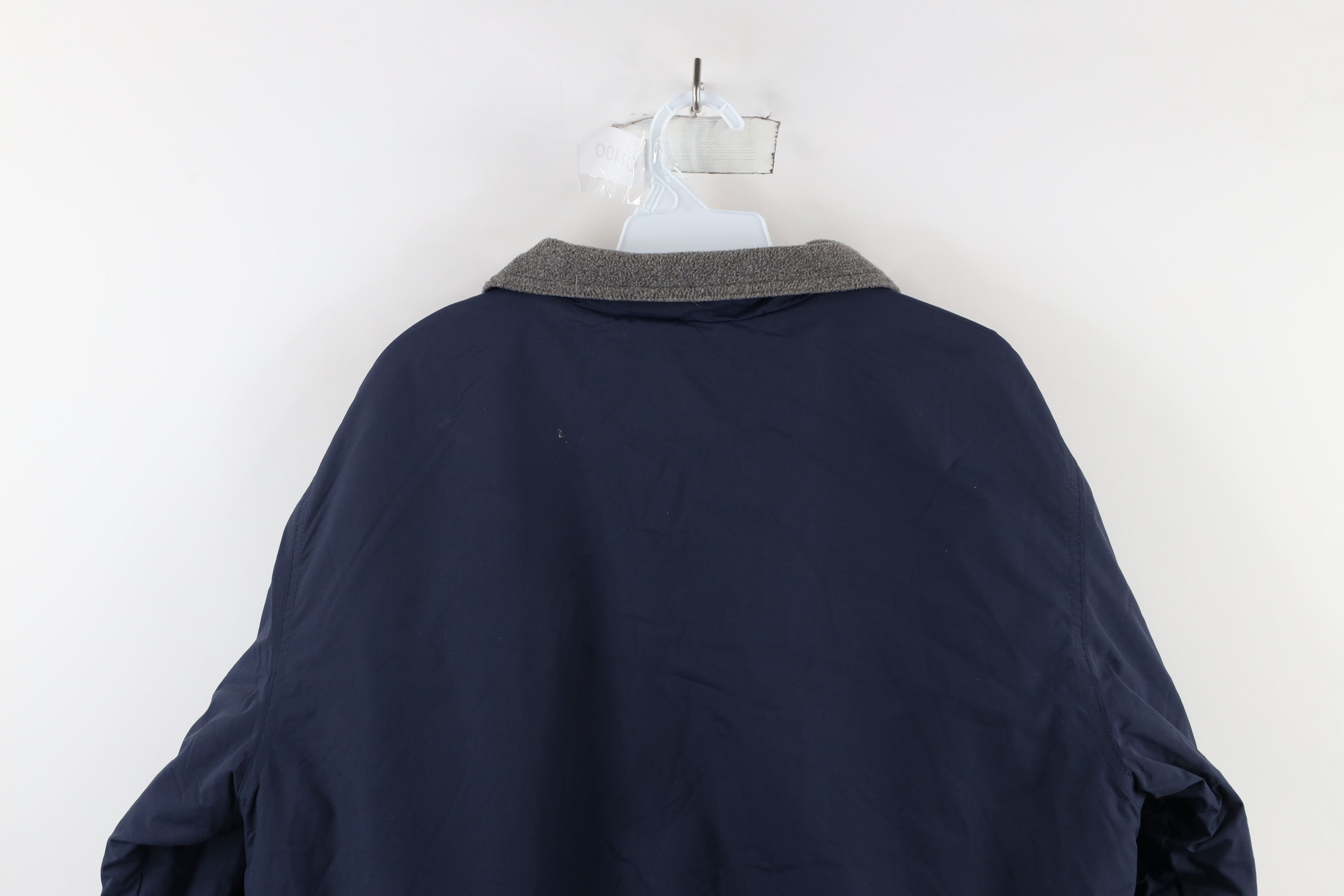 L.L. Bean × Vintage Vintage LL Bean Fleece Lined Full Zip Bomber Jacket Blue Size US M / EU 48-50 / 2 - 15 Thumbnail